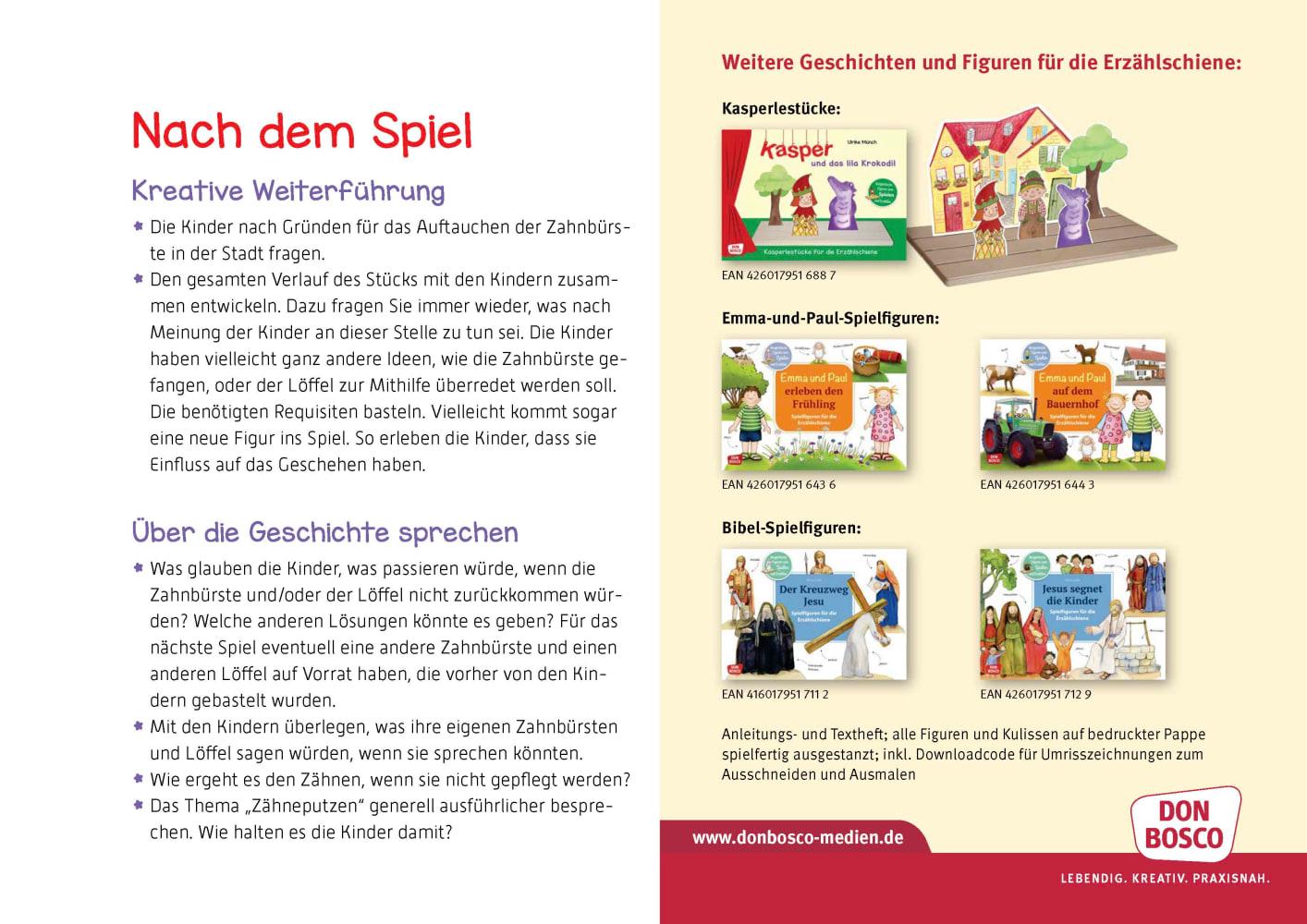 Beispielinhalt (Bild) Seppel lernt Zähneputzen.
