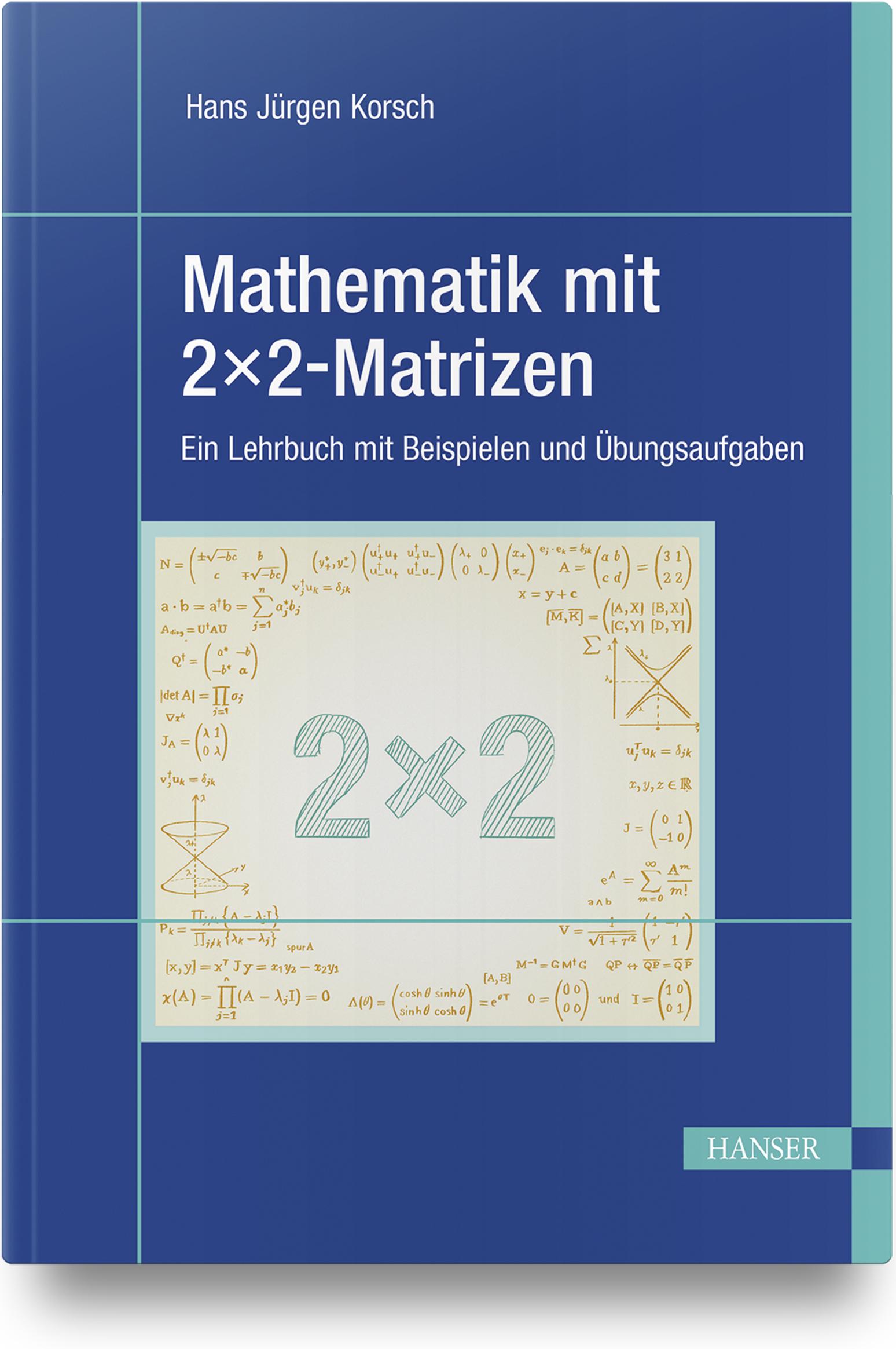 Vorderes Coverbild Mathematik mit 2x2-Matrizen