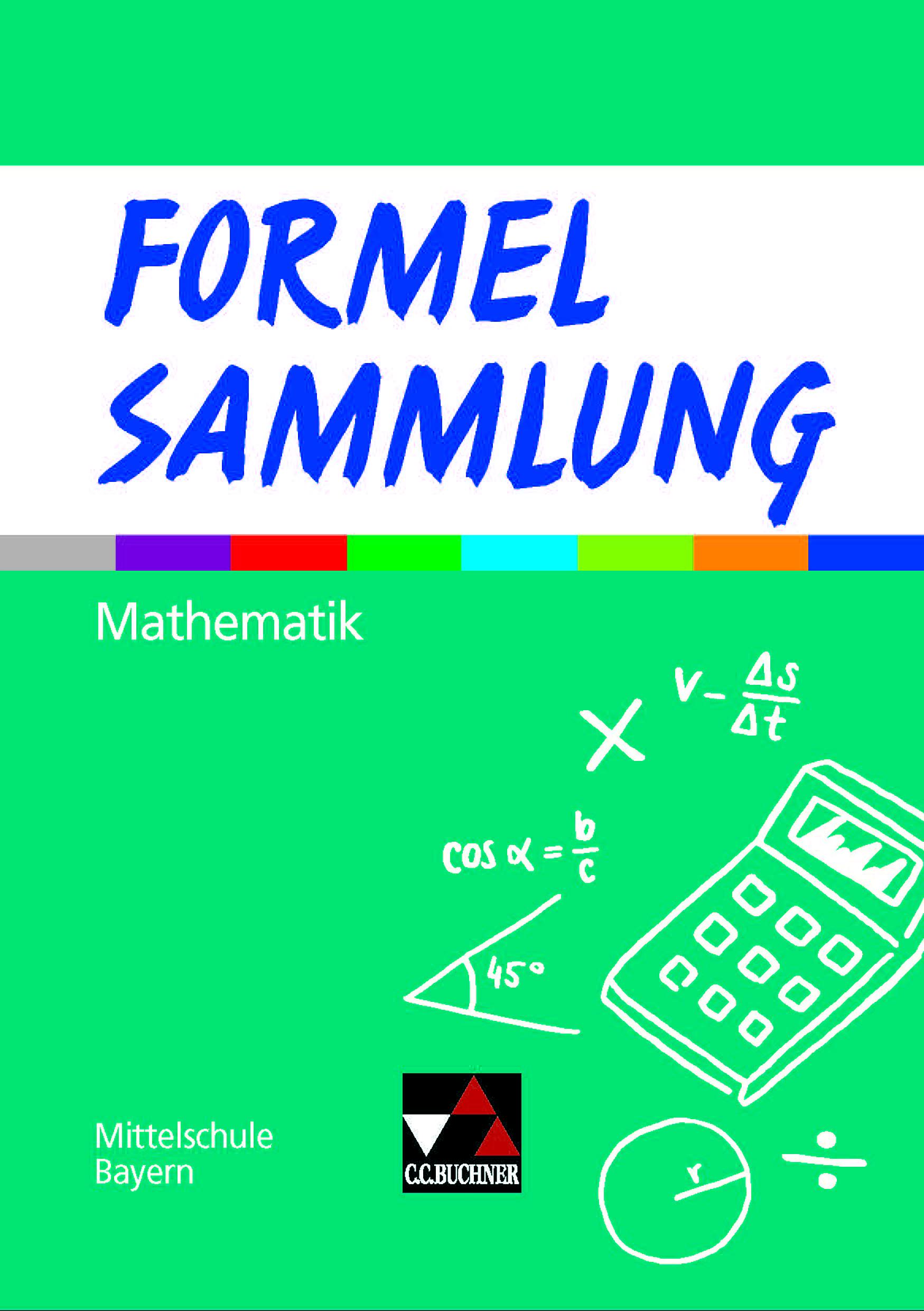 Vorderes Coverbild Formel PLUS Formelsammlung Mittelschule Bayern