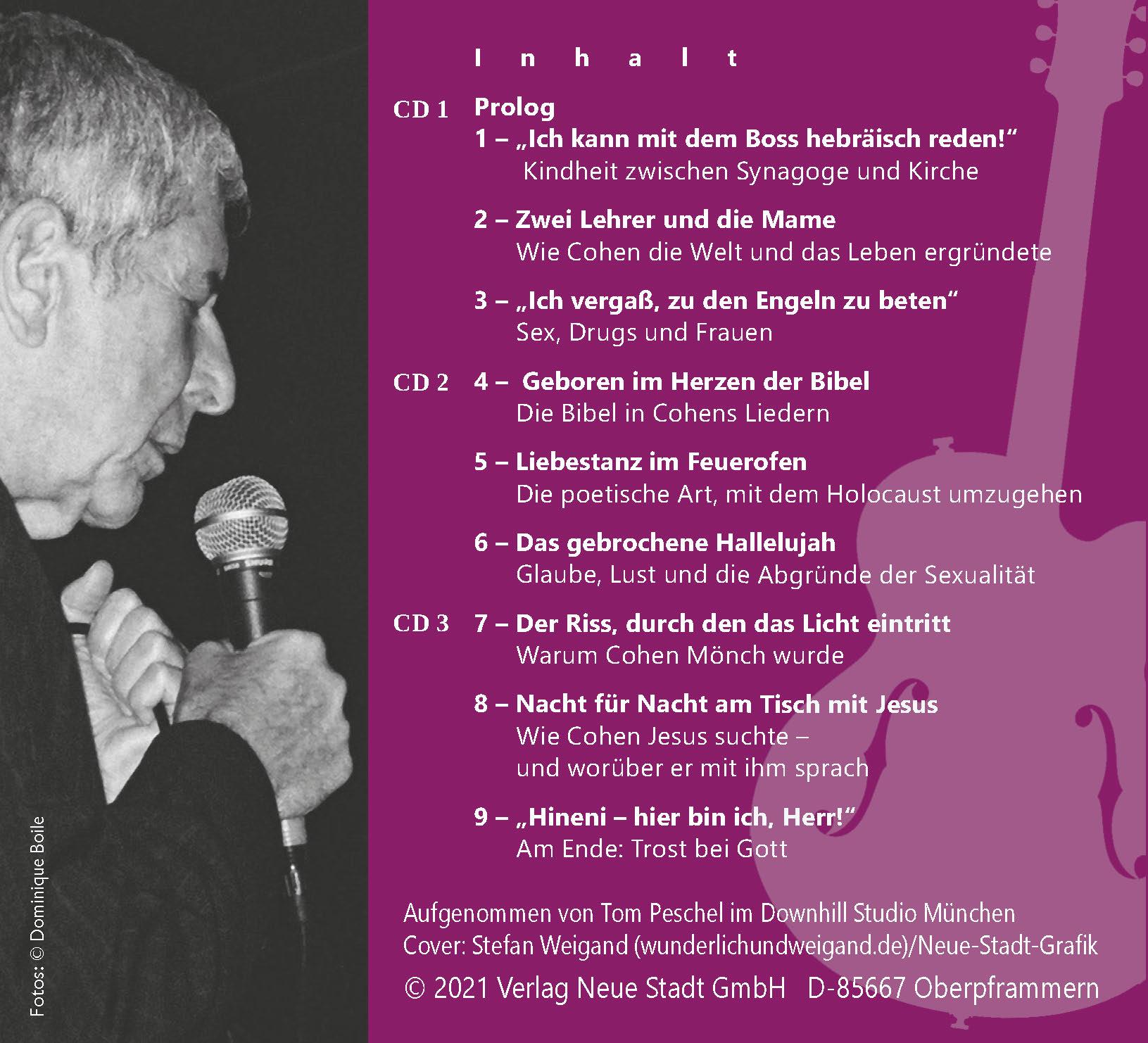 Beispielinhalt (Bild) »Hallelujah«, Leonard Cohen!