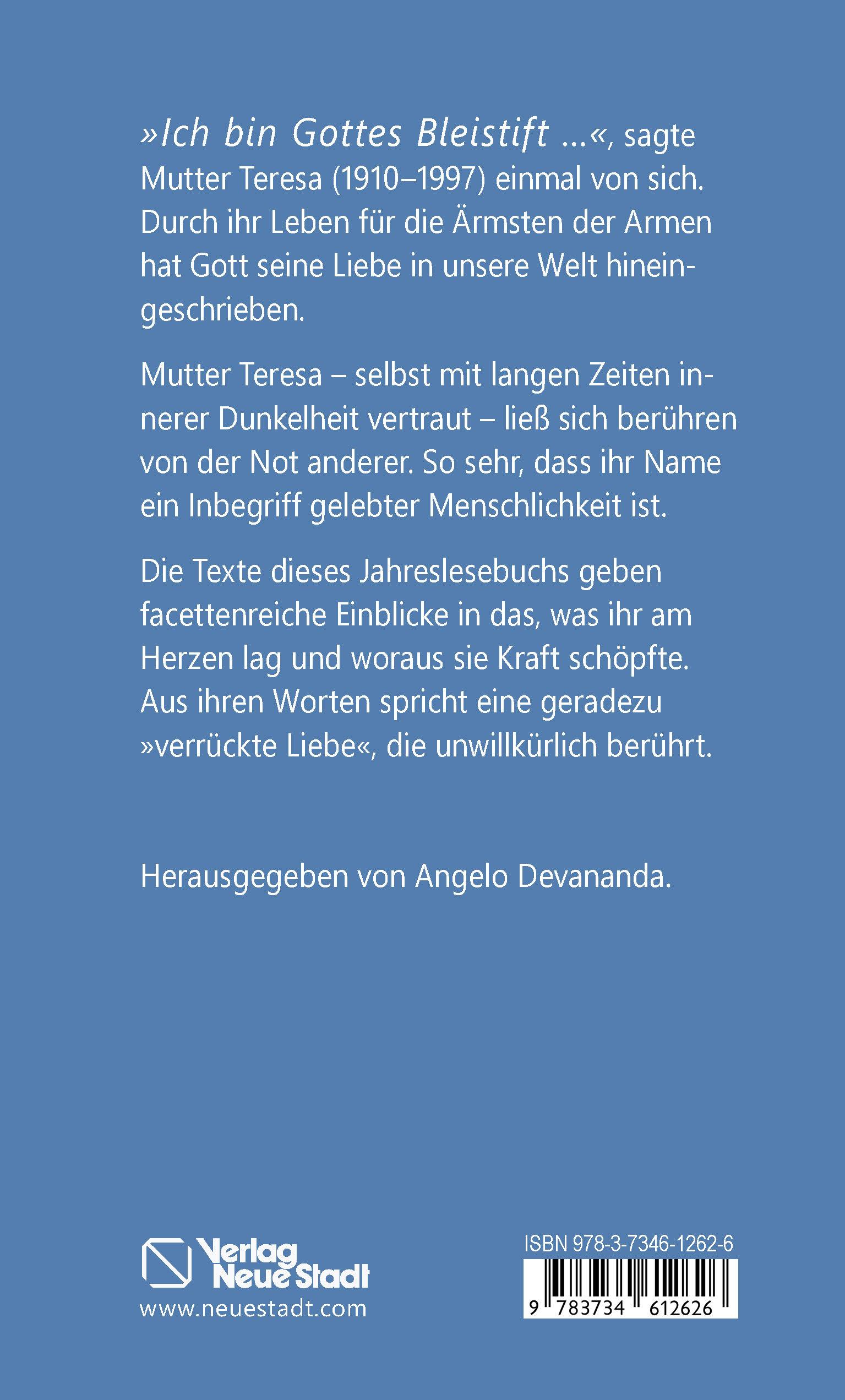 Rückseitencover »Ich bin Gottes Bleistift«