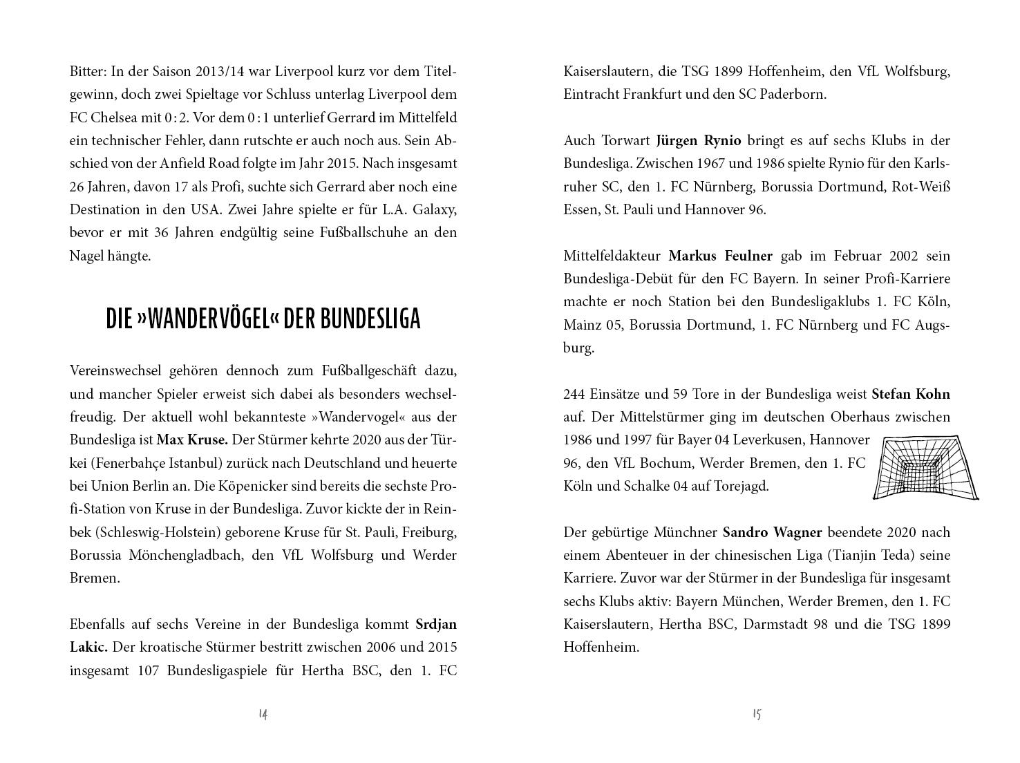 Beispielinhalt (Bild) Unnützes Fußballwissen