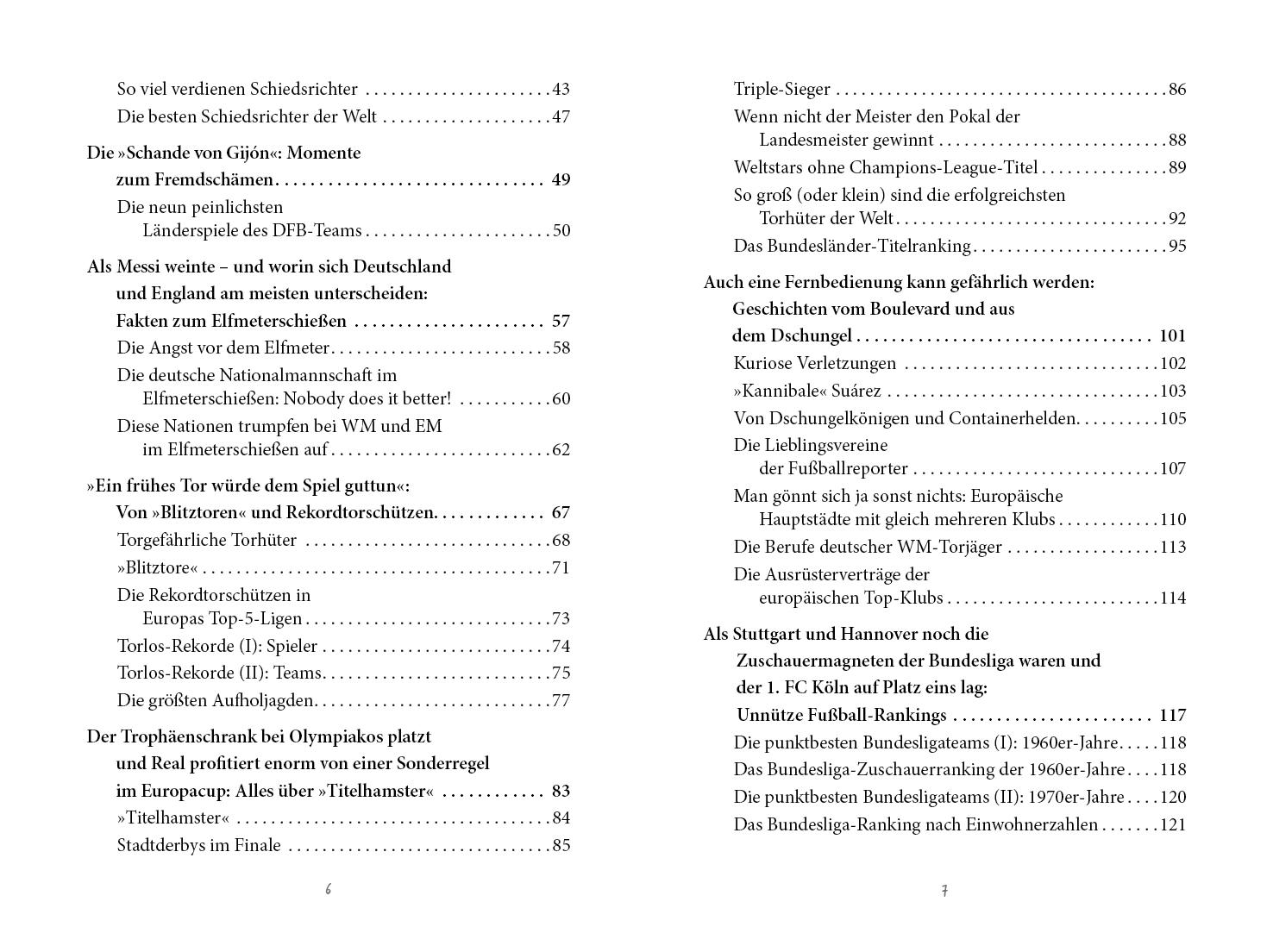 Beispielinhalt (Bild) Unnützes Fußballwissen