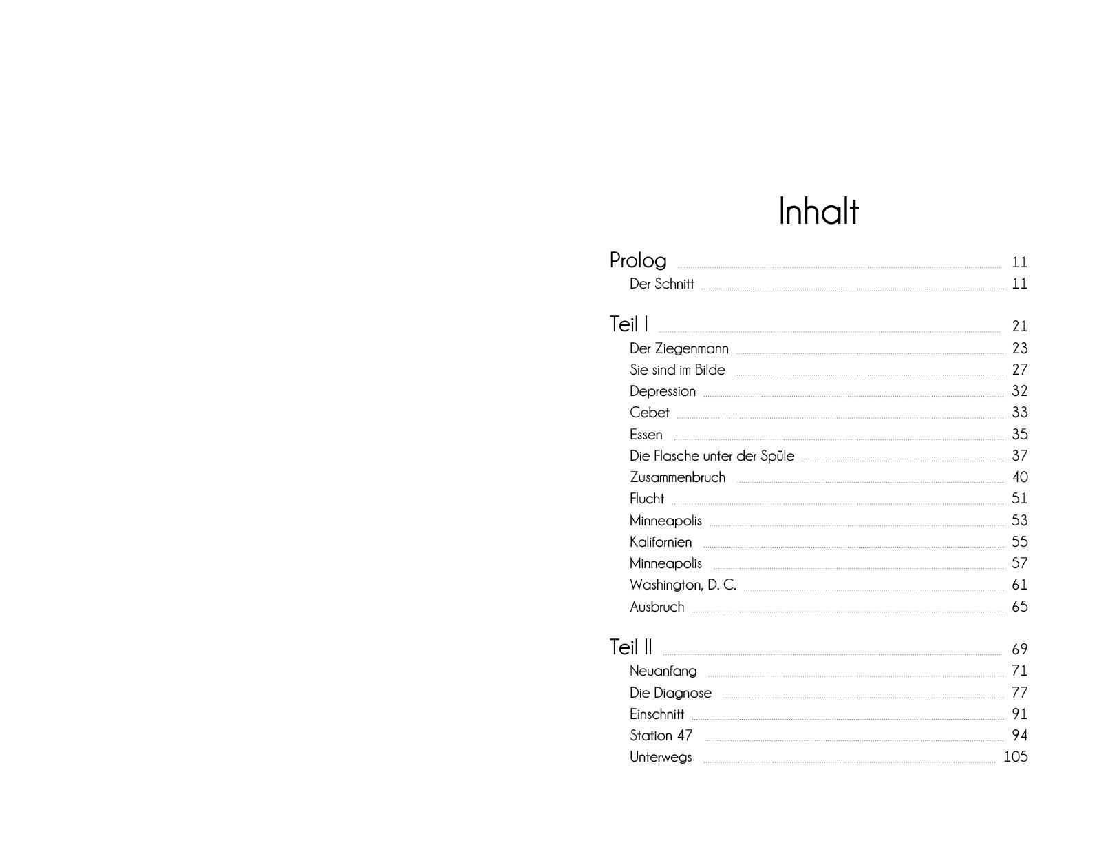 Beispielinhalt (Bild) Gefangen in meinem Selbst