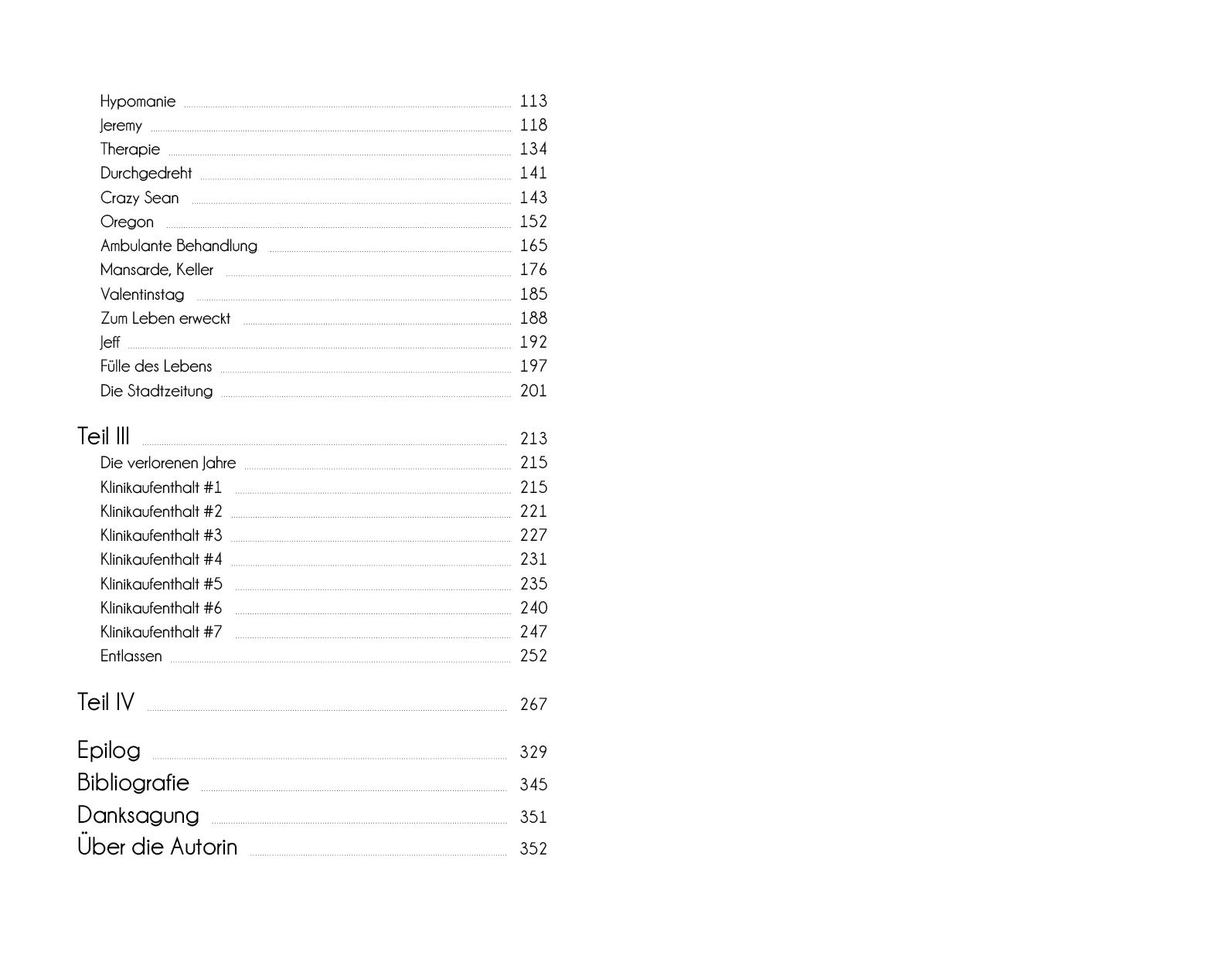Beispielinhalt (Bild) Gefangen in meinem Selbst