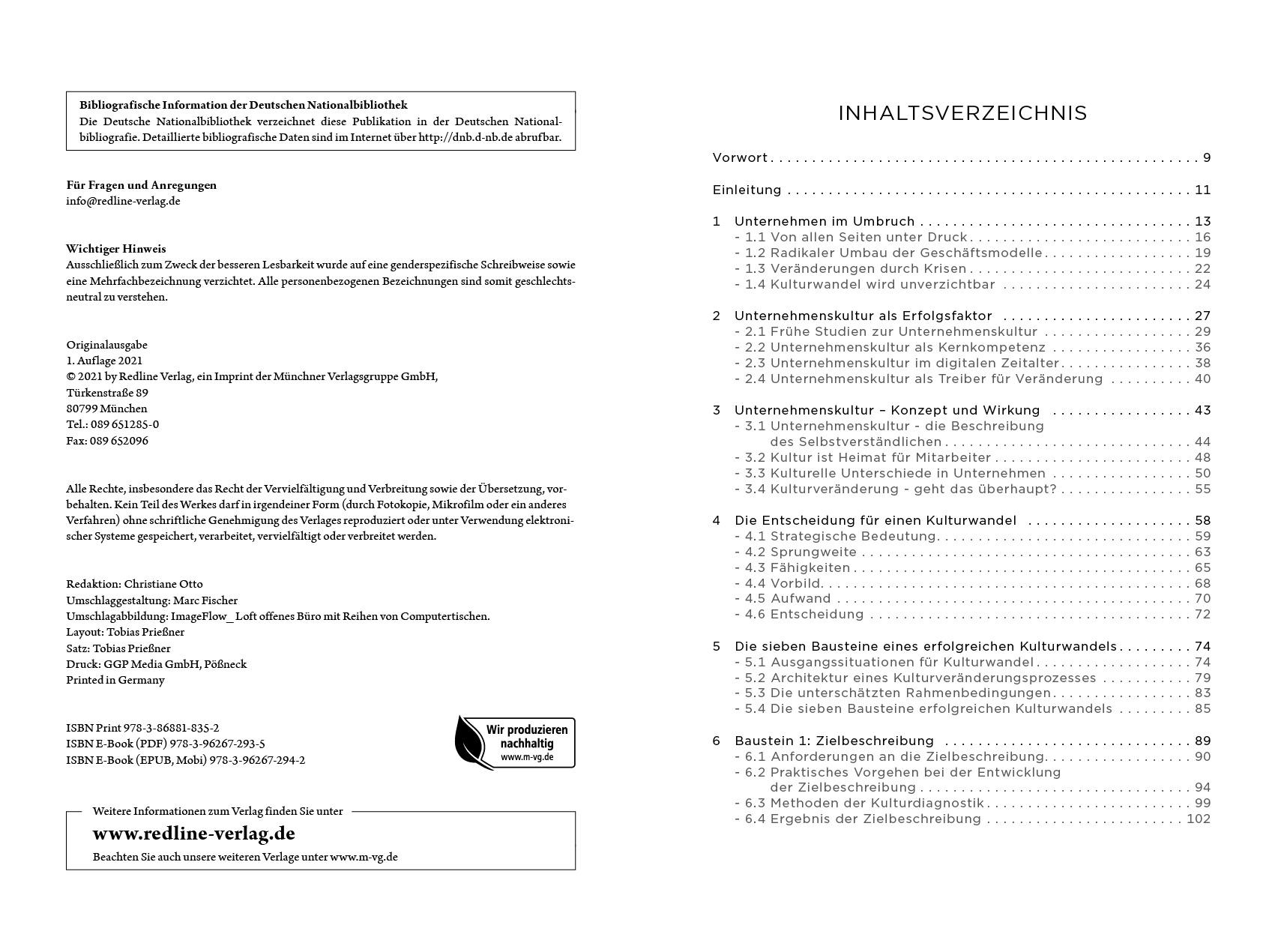 Beispielinhalt (Bild) Zukunftsfaktor Unternehmenskultur