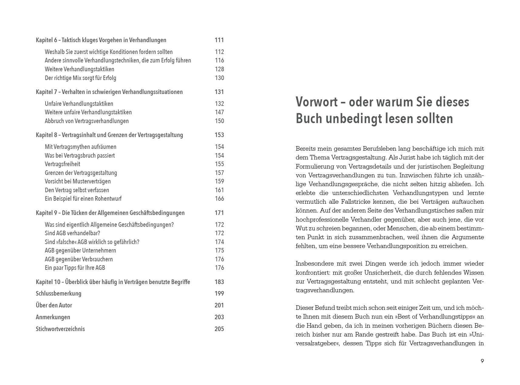 Beispielinhalt (Bild) Verträge verhandeln
