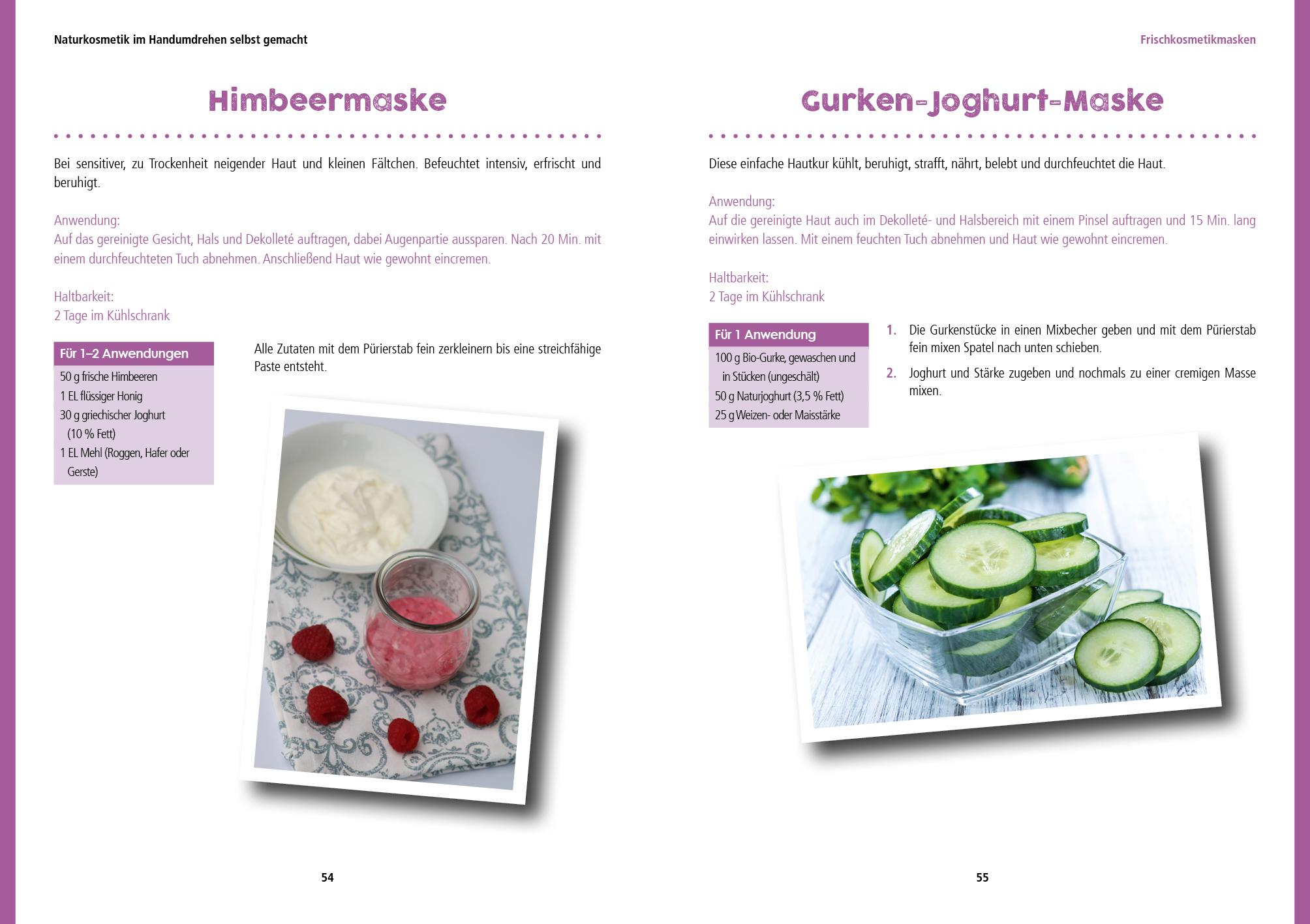 Beispielinhalt (Bild) Naturkosmetik im Handumdrehen selbst gemacht