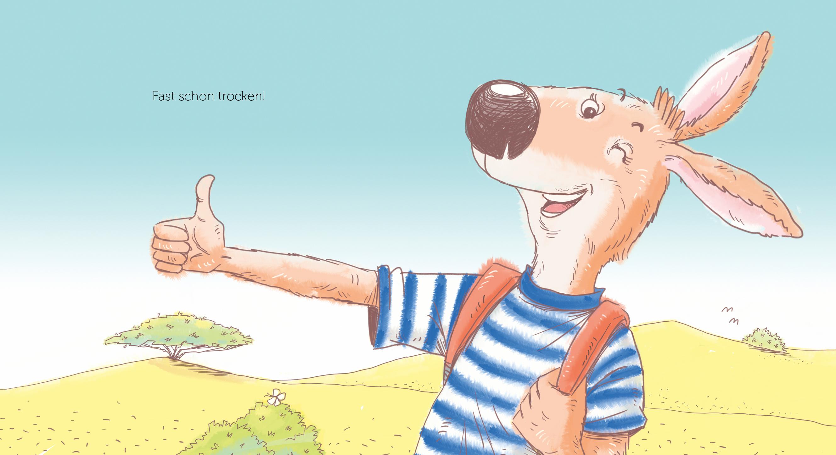 Beispielinhalt (Bild) Kuschel das Känguru