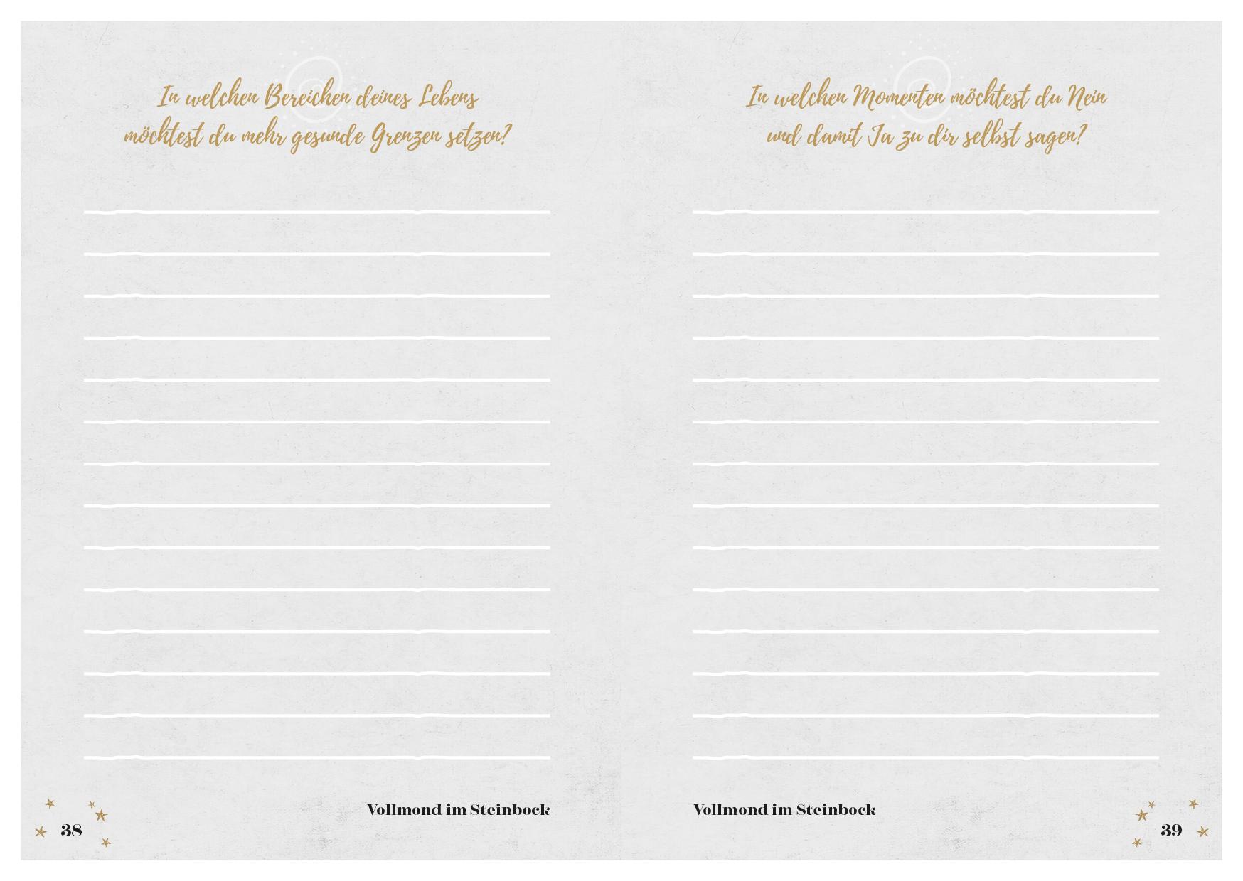 Beispielinhalt (Bild) Mein Mond-Journal