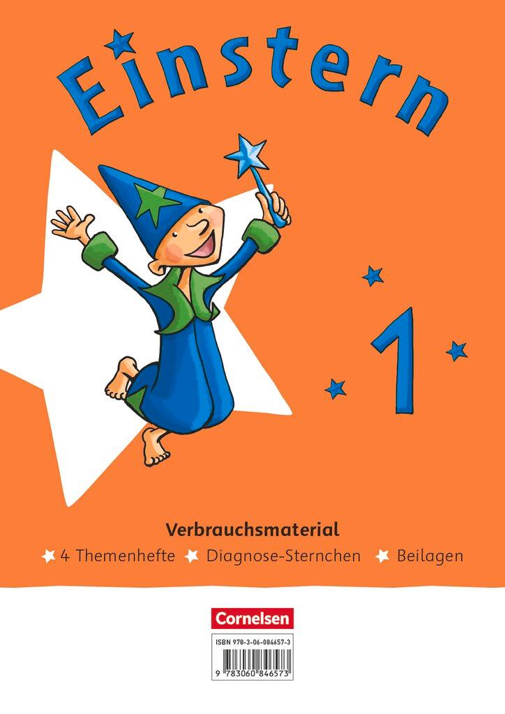 Vorderes Coverbild Einstern Mathematik 01. Themenhefte 1-4. Diagnoseheft und Kartonbeilagen im Paket