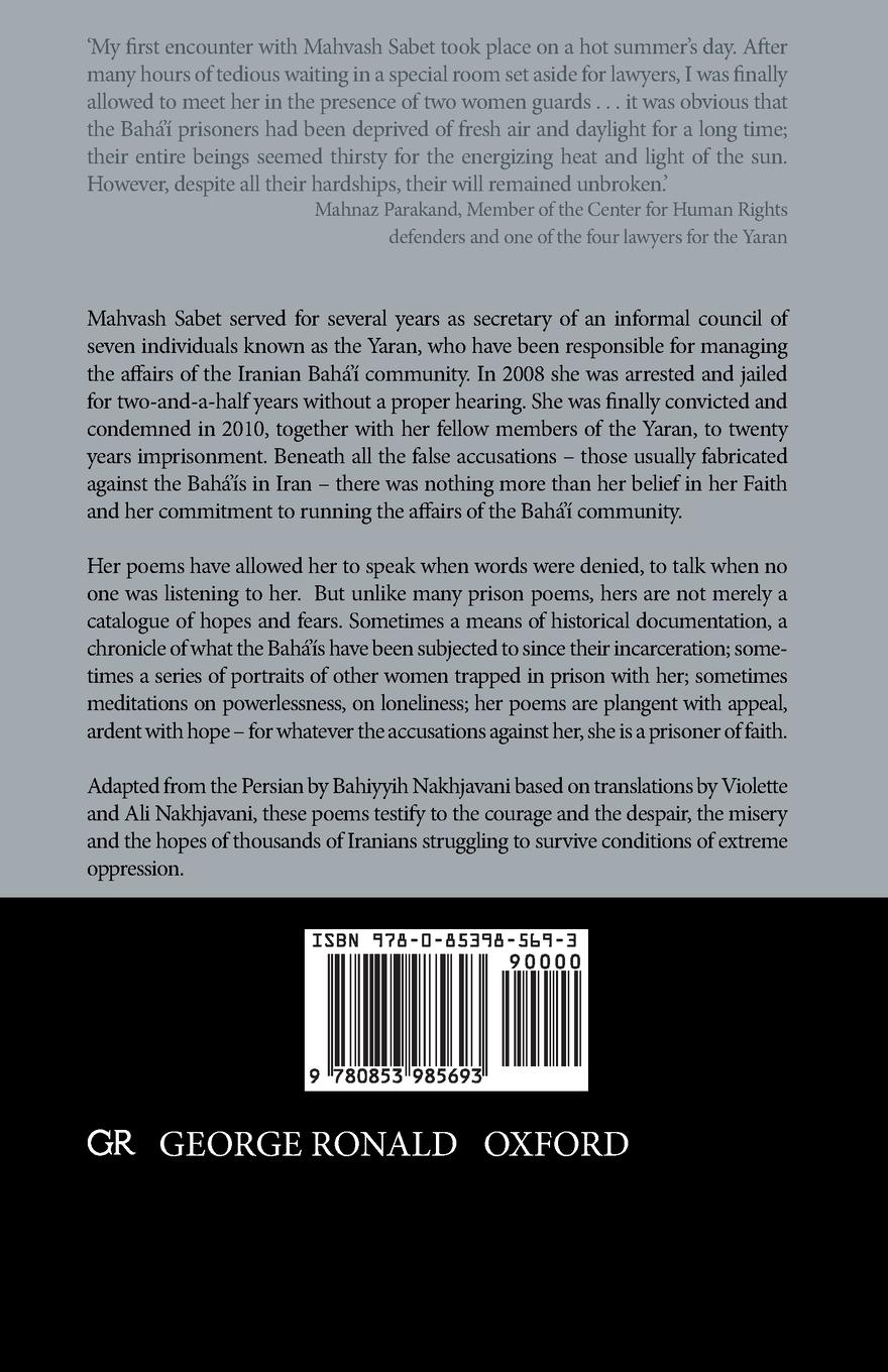 Rückseitencover Prison Poems