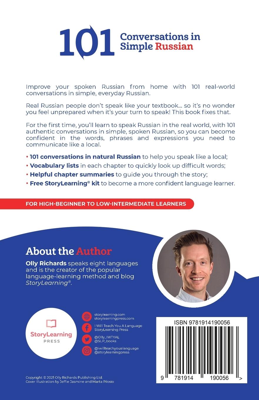 Rückseitencover 101 Conversations in Simple Russian