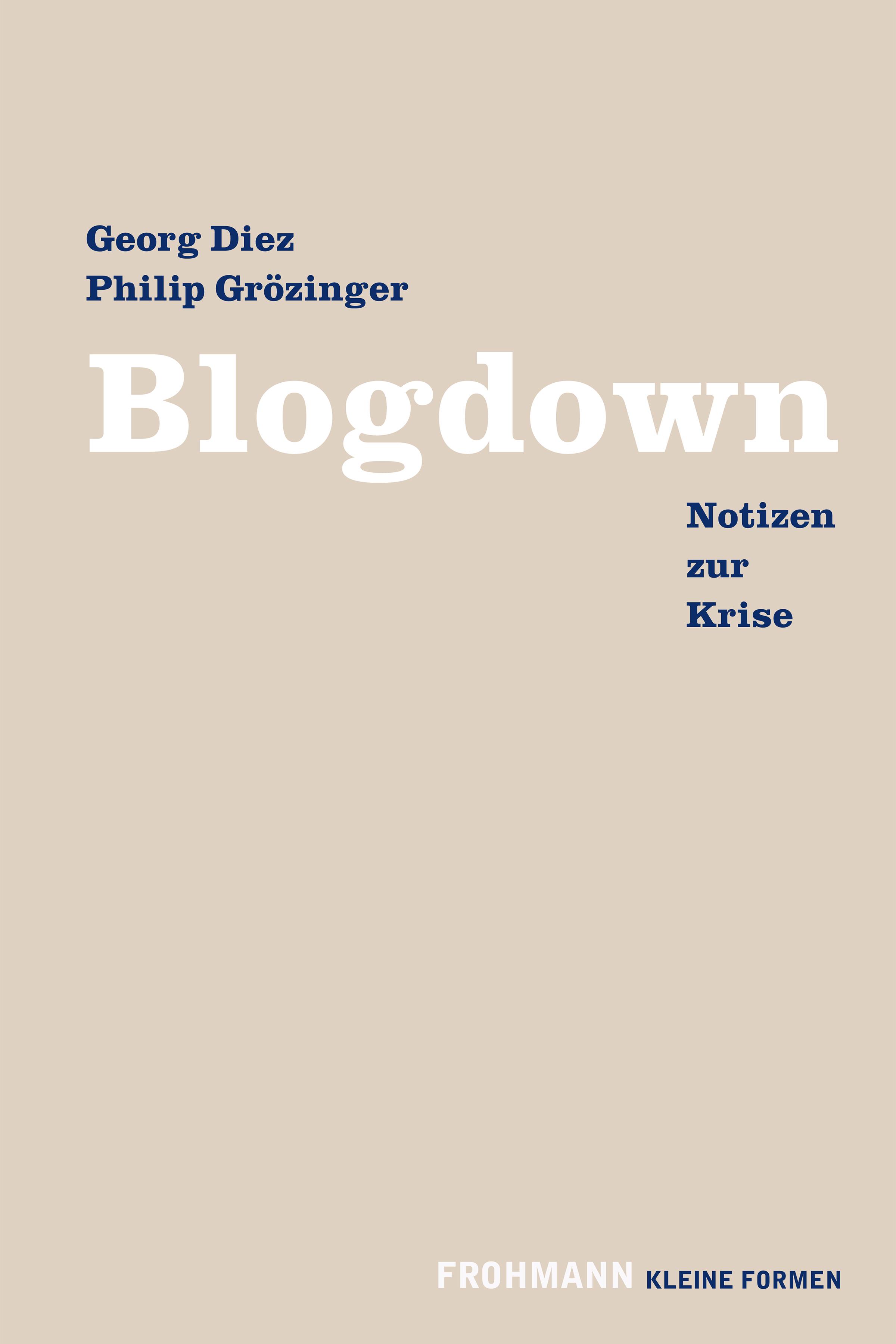 Vorderes Coverbild Blogdown