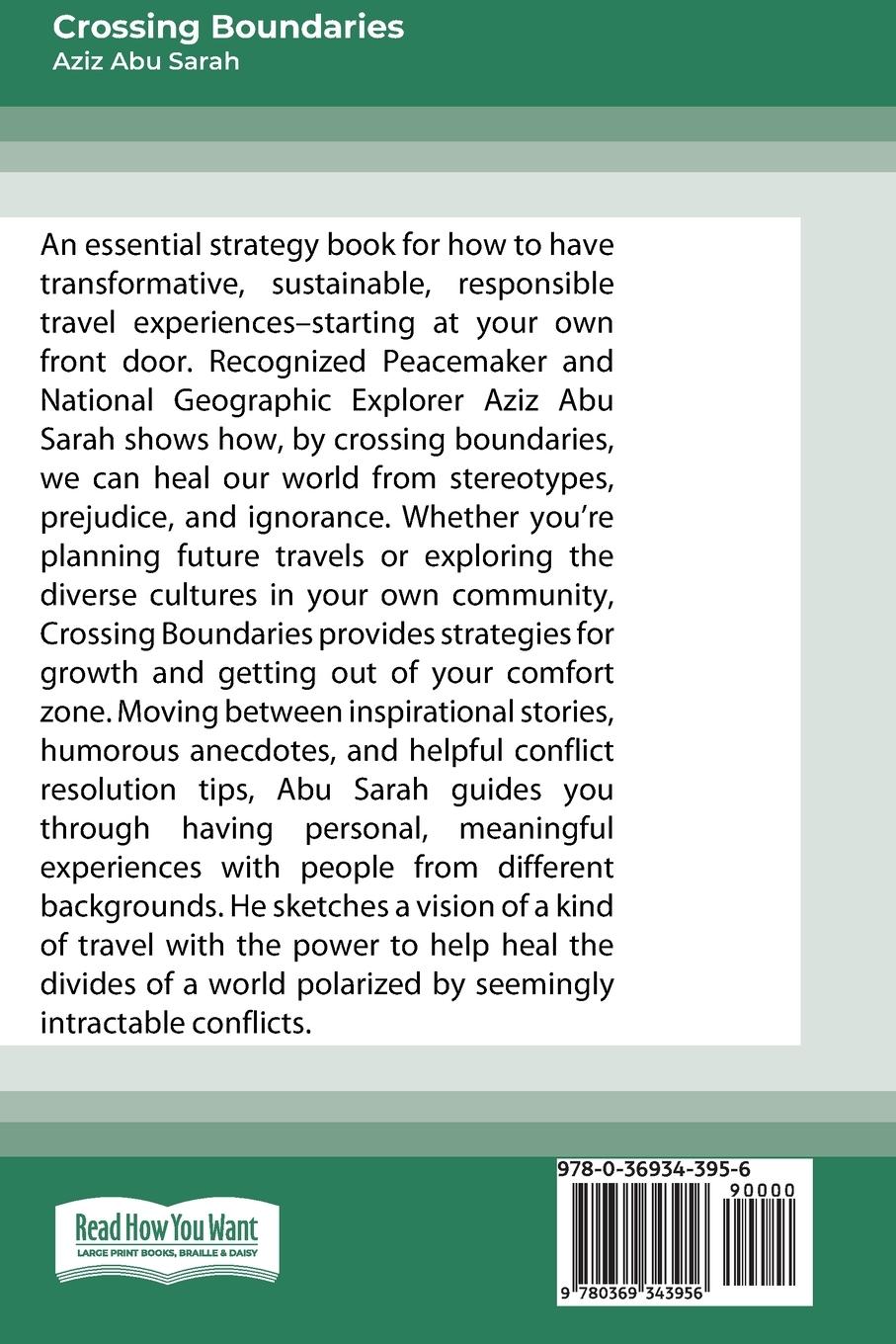 Rückseitencover Crossing Boundaries