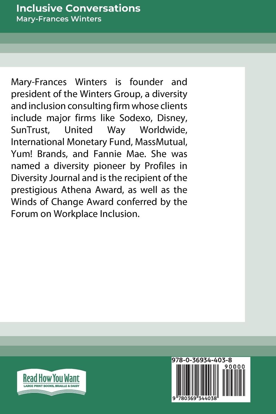 Rückseitencover Inclusive Conversations