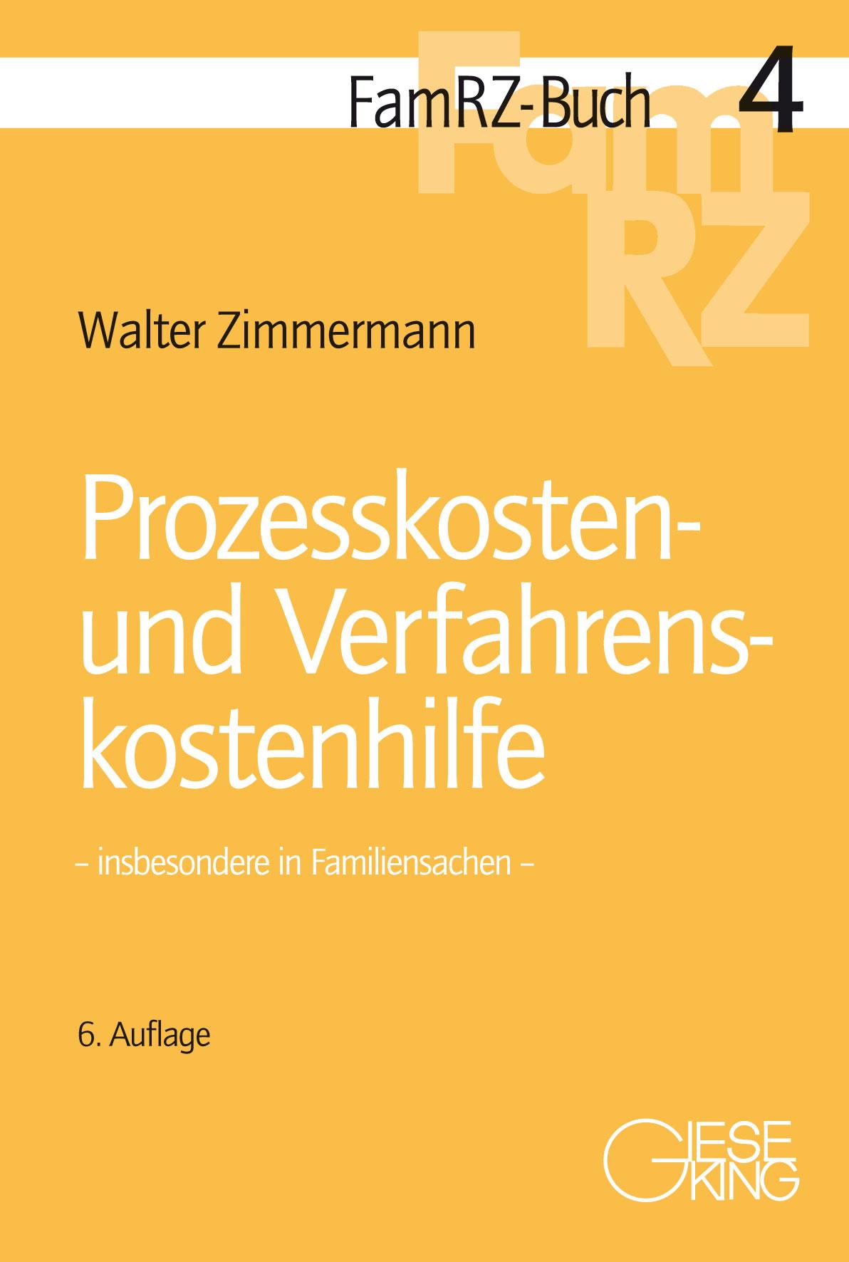 Vorderes Coverbild Prozesskosten- und Verfahrenskostenhilfe