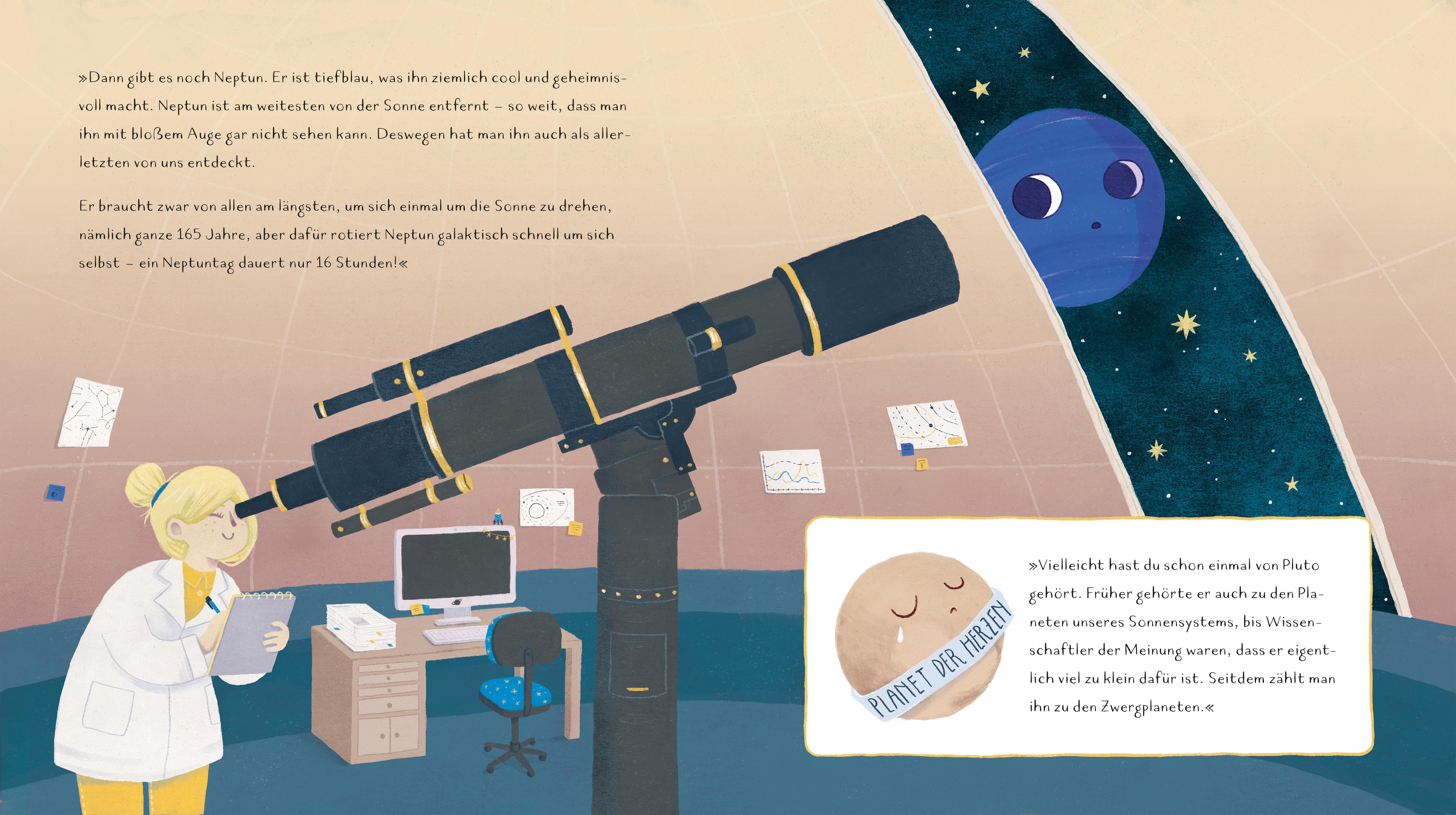 Beispielinhalt (Bild) Ein kleiner blauer Punkt