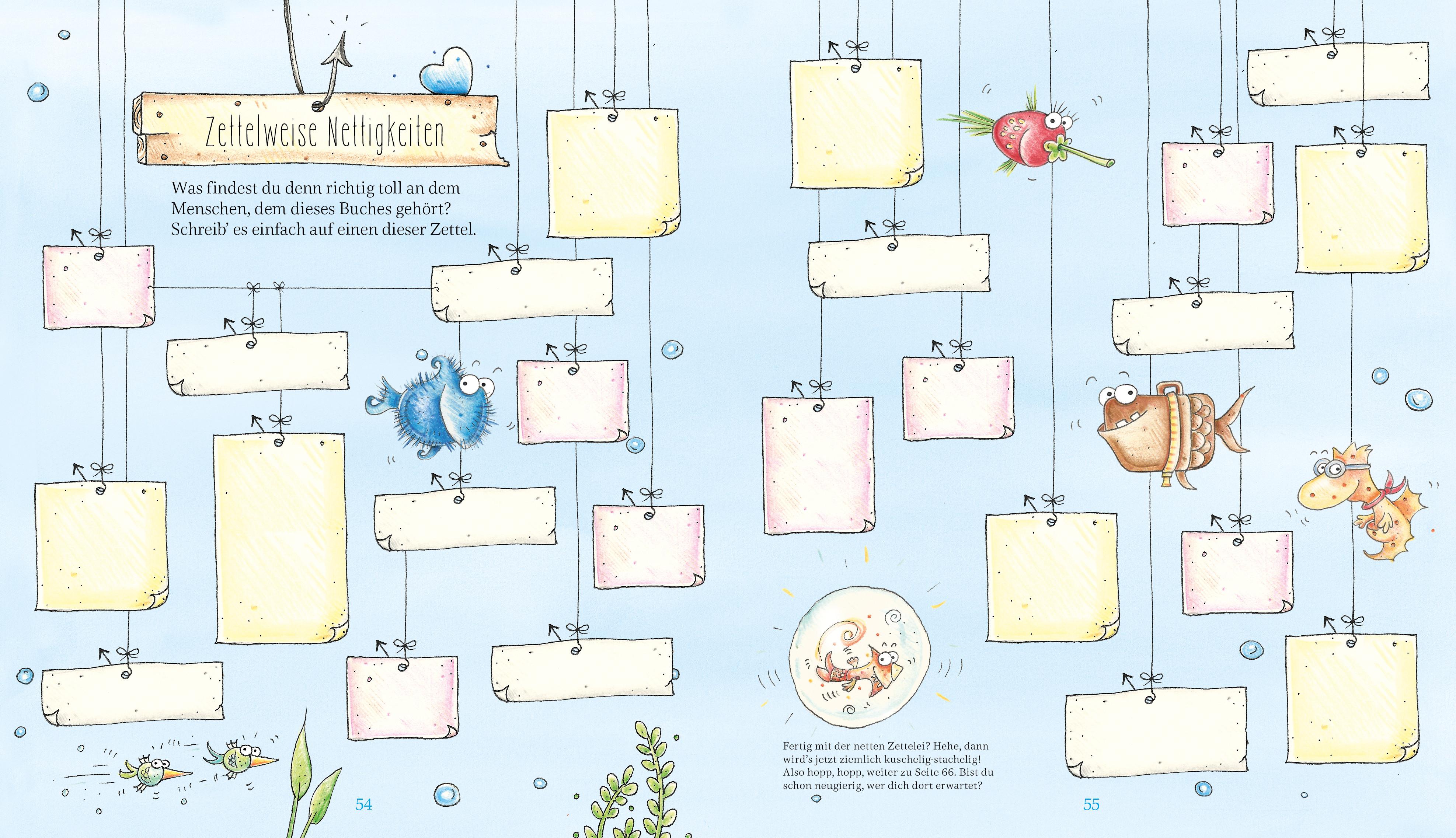 Beispielinhalt (Bild) Kuschelflosse - Meine Freunde