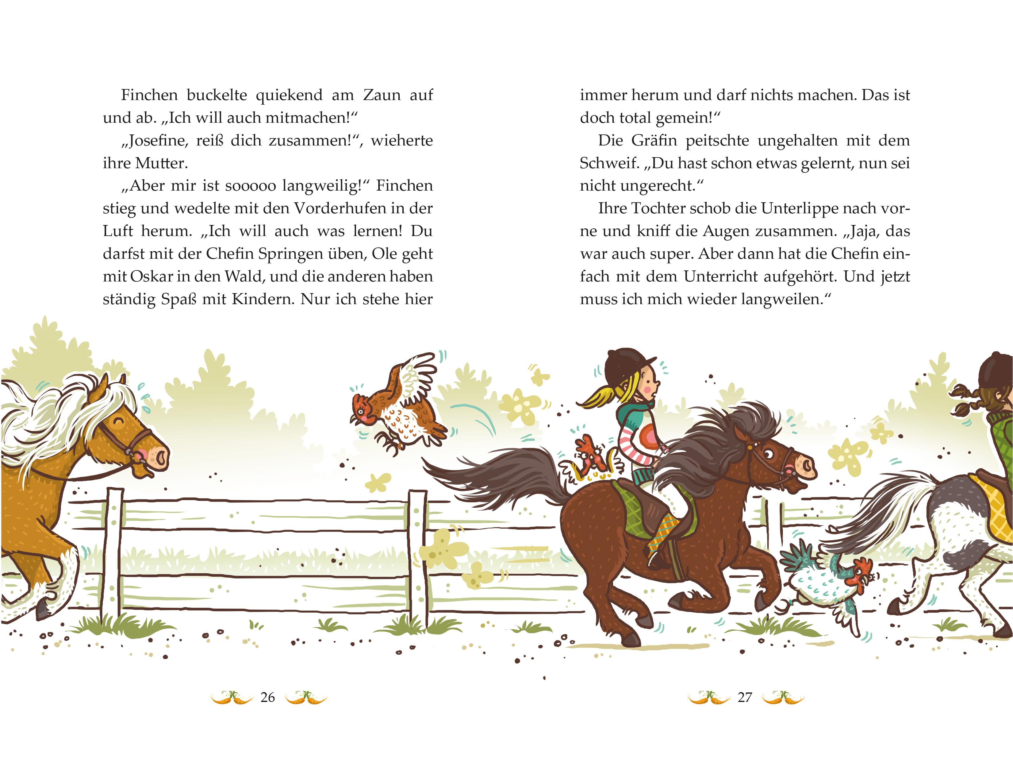 Beispielinhalt (Bild) Die Haferhorde - Märchenstund' hat Heu im Mund