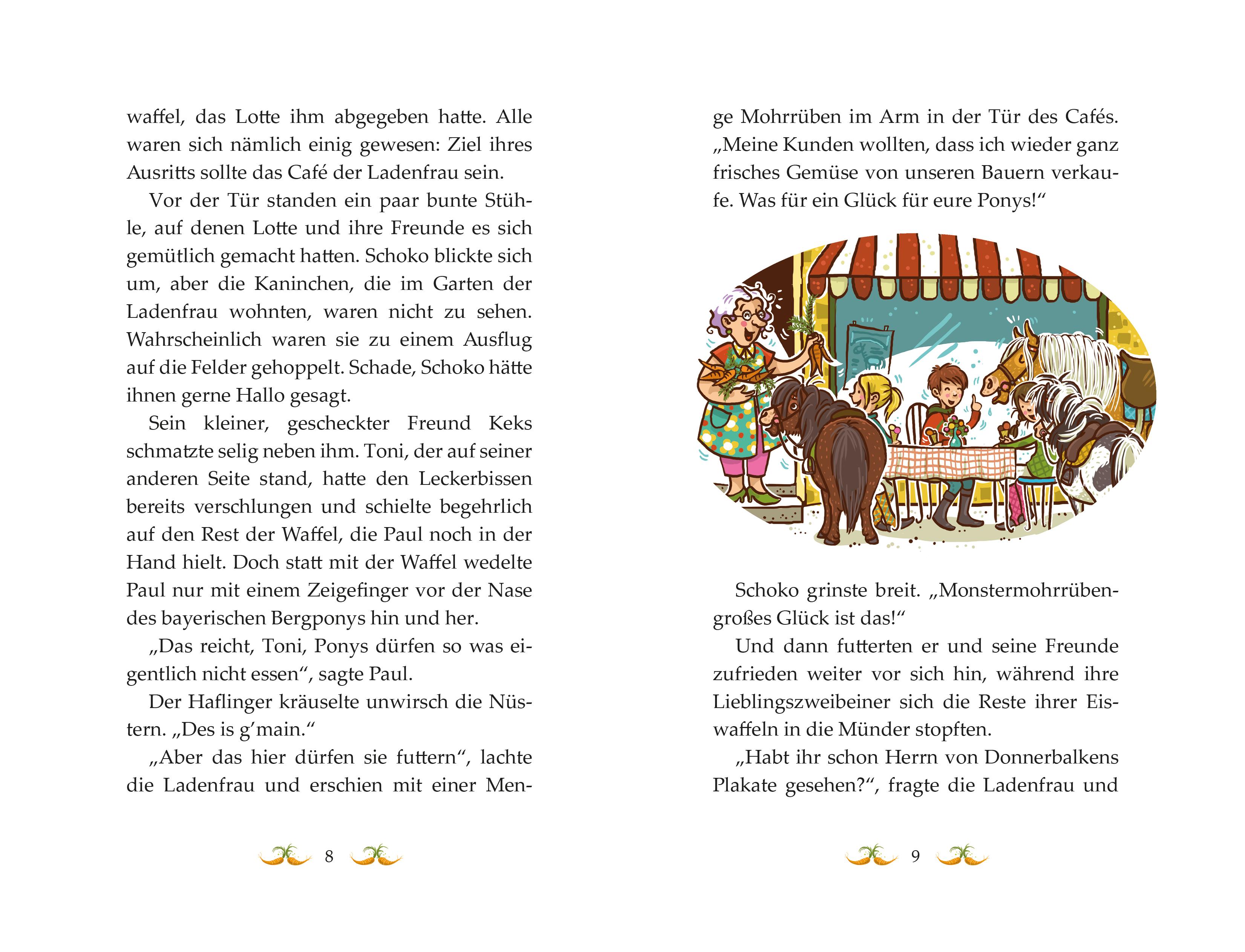 Beispielinhalt (Bild) Die Haferhorde - Märchenstund' hat Heu im Mund