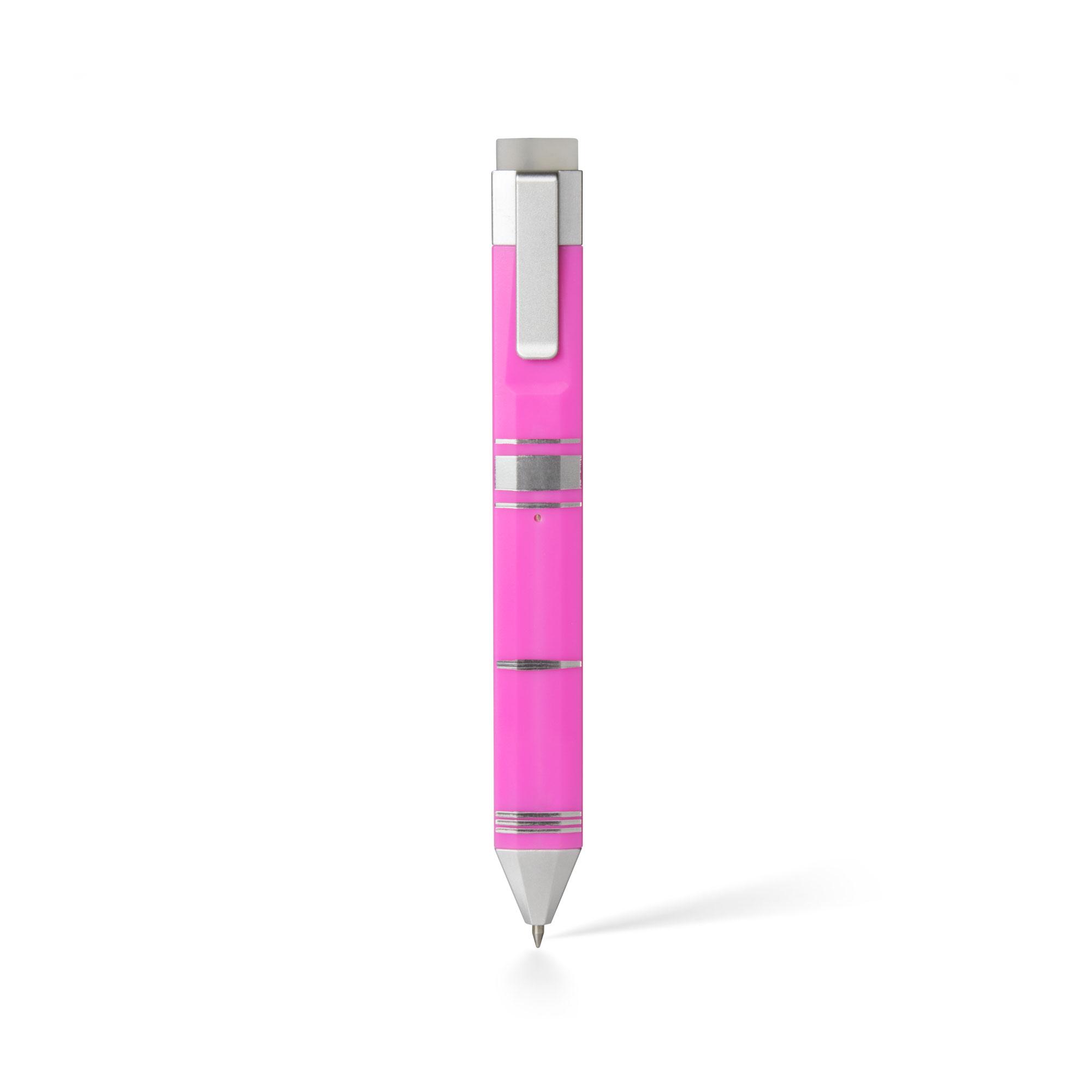 Vorderes Coverbild Pen Bookmark Pink&Silber - Stift und Lesezeichen in einem