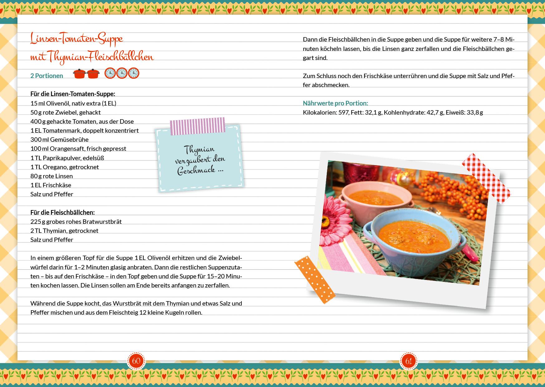 Beispielinhalt (Bild) Happy Carb: Einfach lecker Low Carb