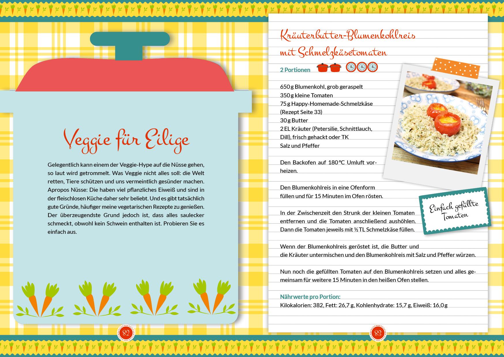 Beispielinhalt (Bild) Happy Carb: Einfach lecker Low Carb