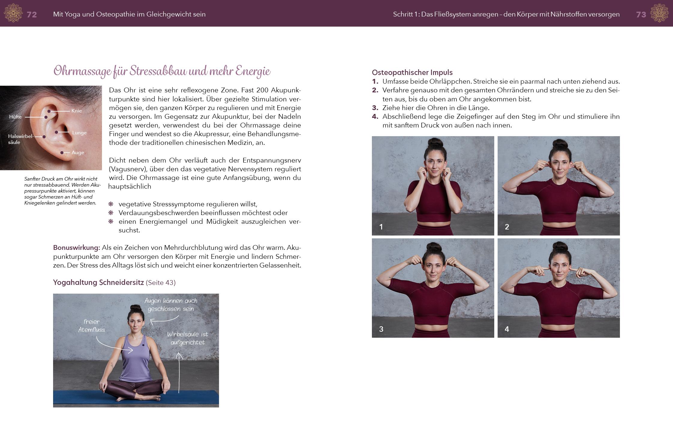 Beispielinhalt (Bild) Selbstheilung mit Yoga und Osteopathie