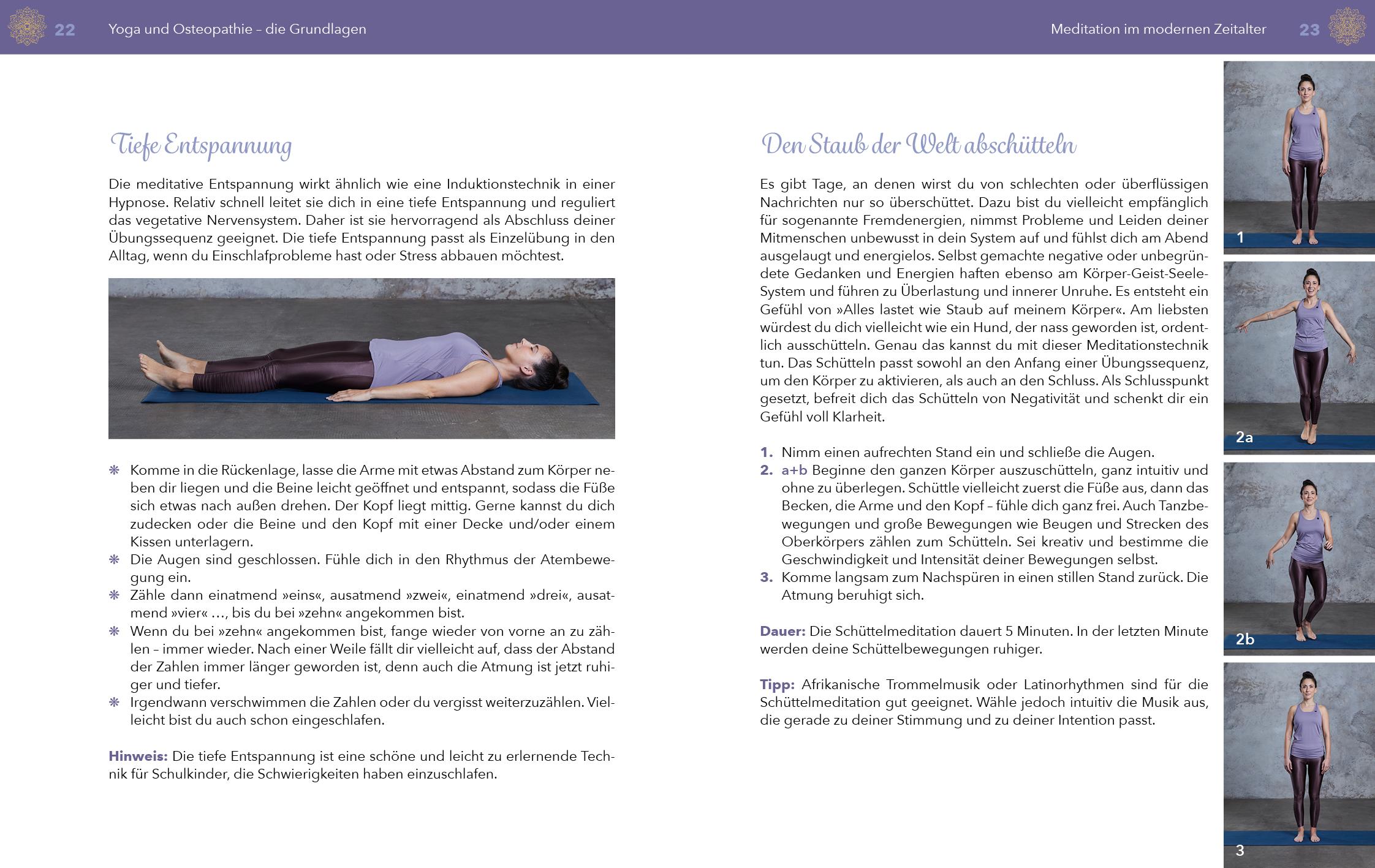 Beispielinhalt (Bild) Selbstheilung mit Yoga und Osteopathie