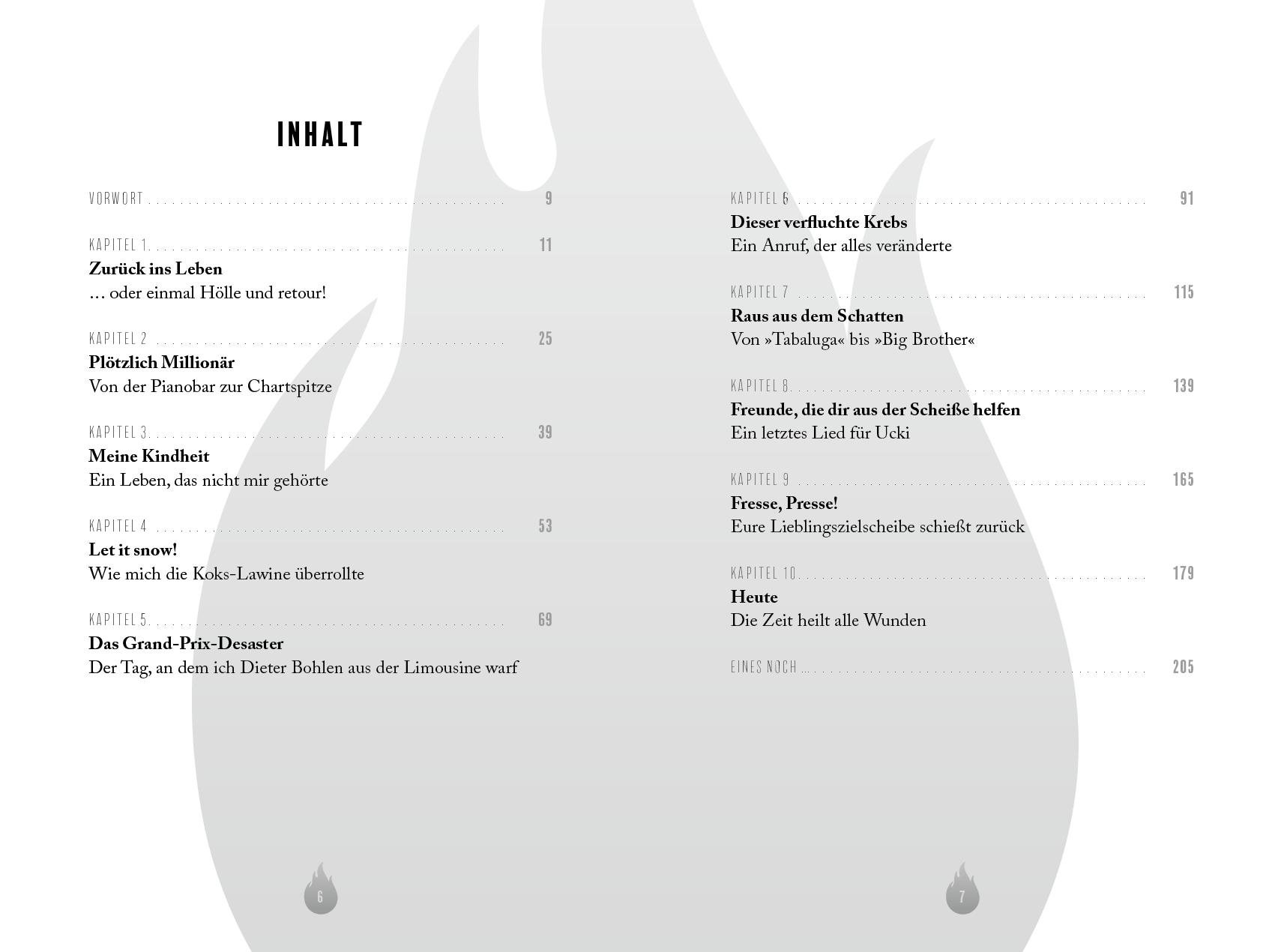 Beispielinhalt (Bild) Gesegnet und verflucht