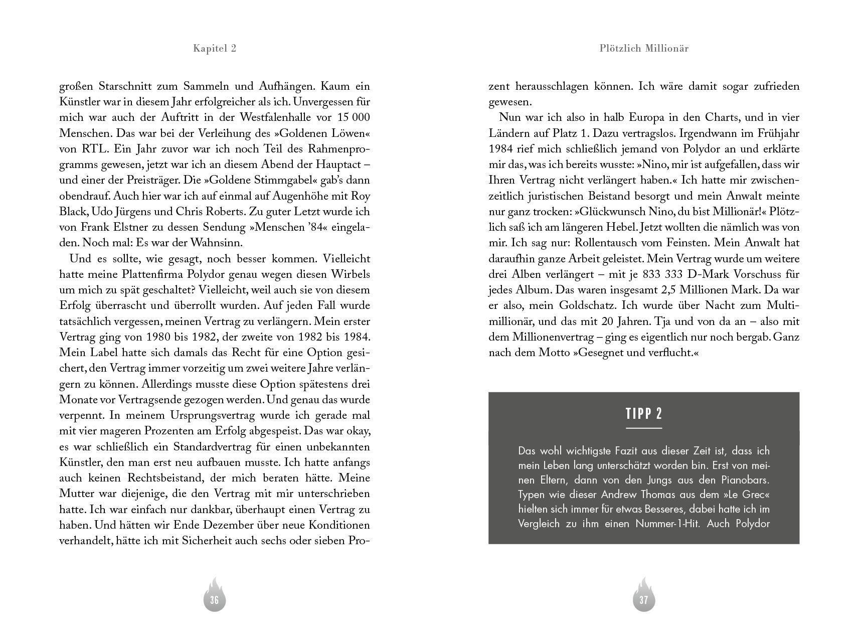 Beispielinhalt (Bild) Gesegnet und verflucht