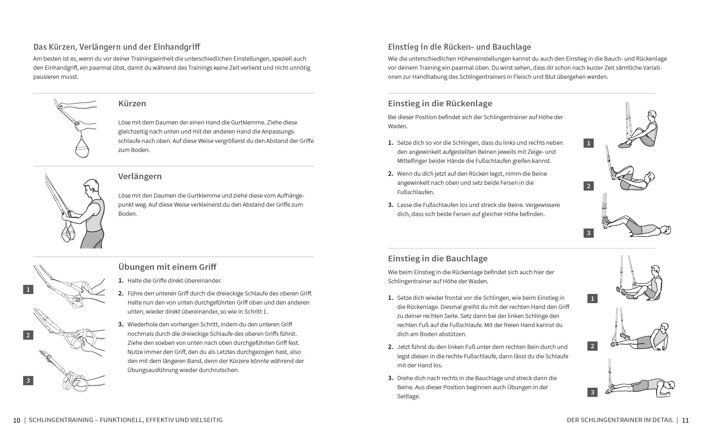 Beispielinhalt (Bild) 50 Workouts - Schlingentraining