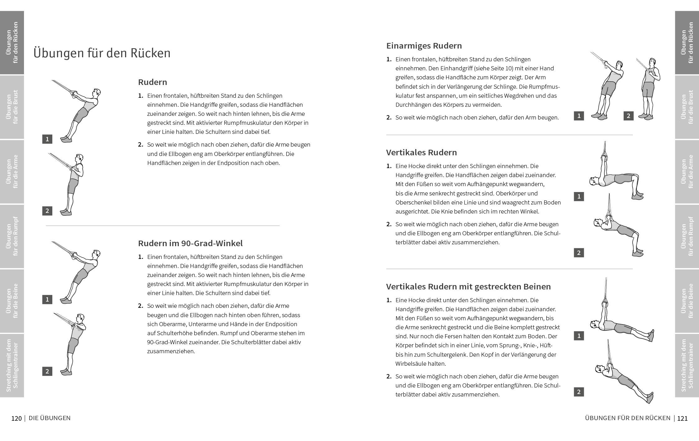 Beispielinhalt (Bild) 50 Workouts - Schlingentraining