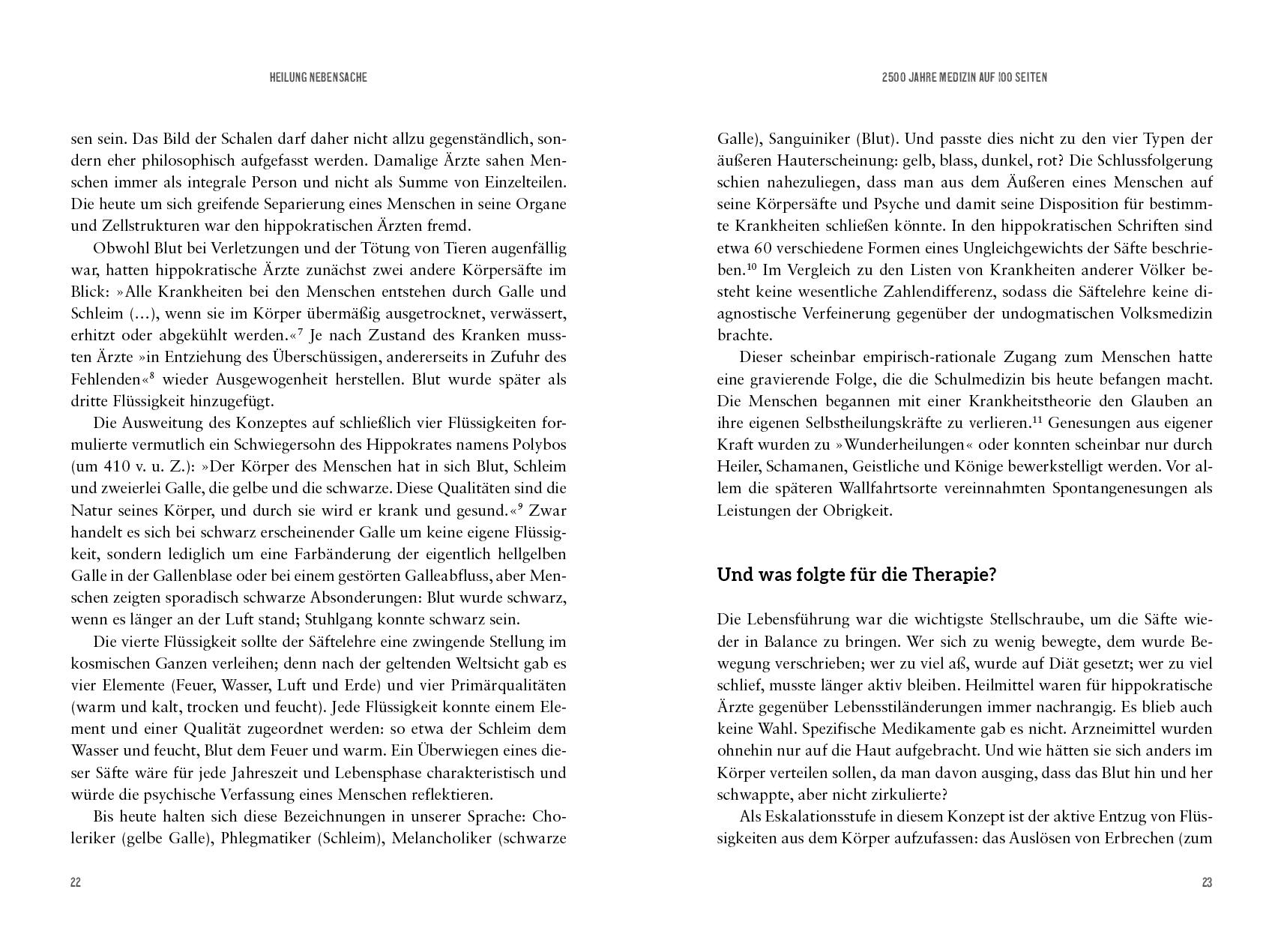 Beispielinhalt (Bild) Heilung Nebensache