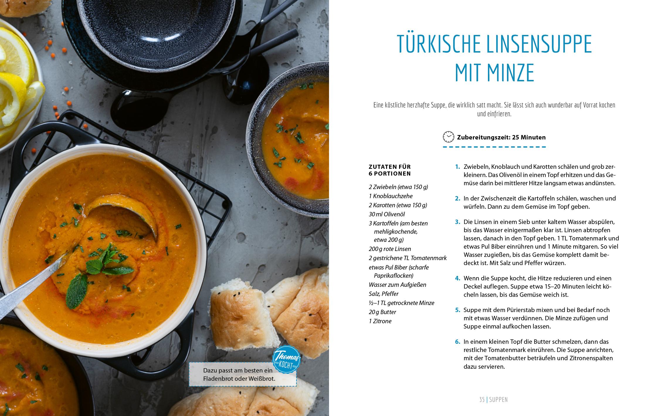 Beispielinhalt (Bild) Thomas kocht: Feierabendküche
