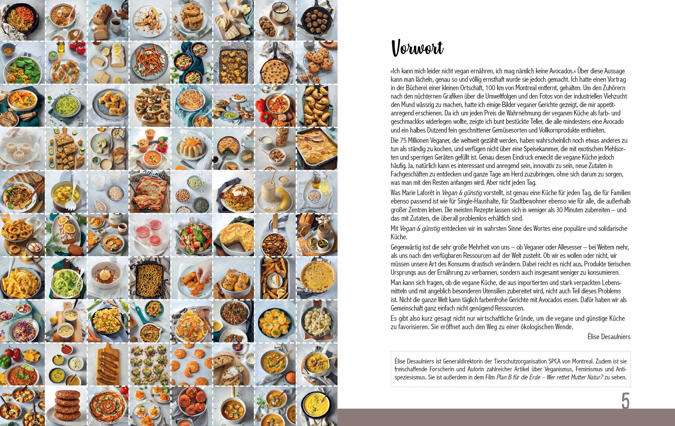 Beispielinhalt (Bild) Vegan & günstig