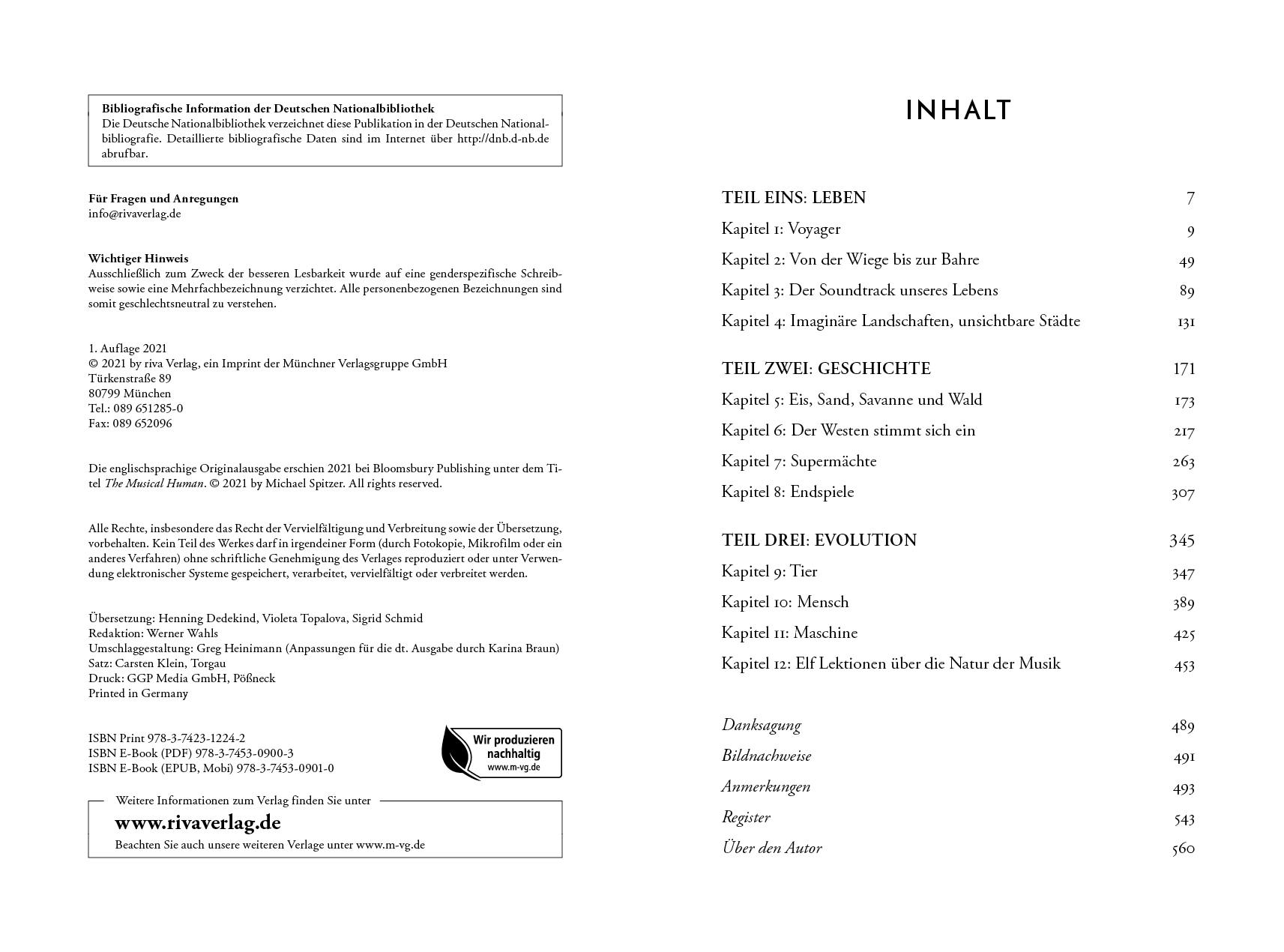 Beispielinhalt (Bild) Eine musikalische Geschichte der Menschheit