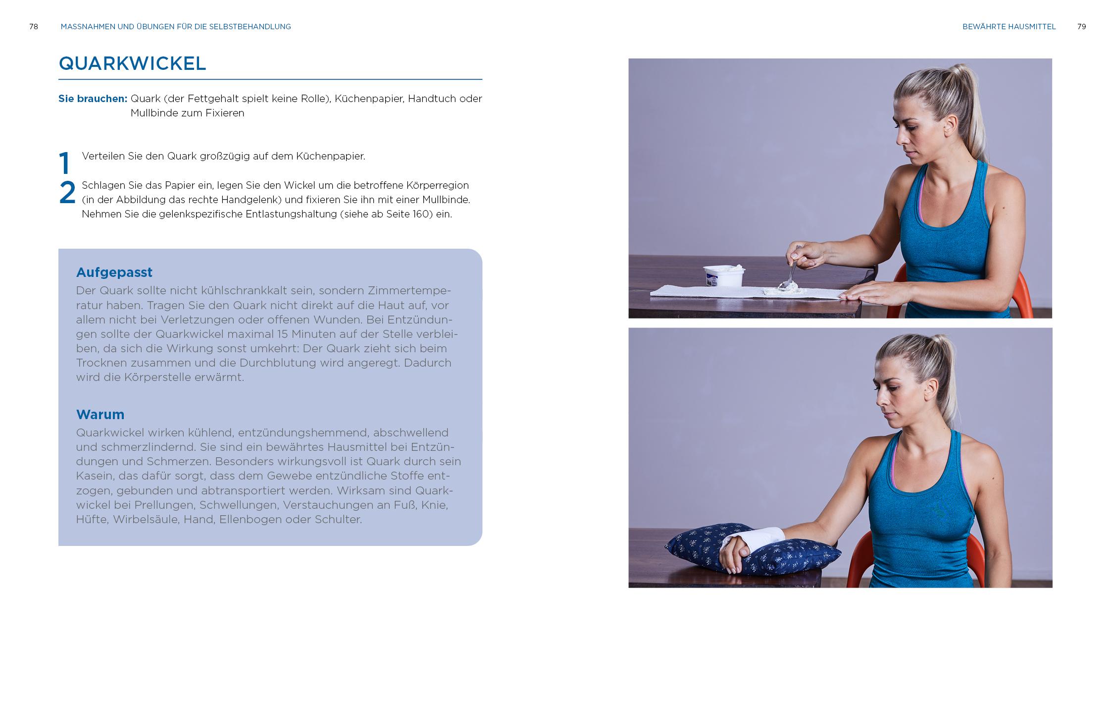 Beispielinhalt (Bild) Physiotherapie-Hausapotheke