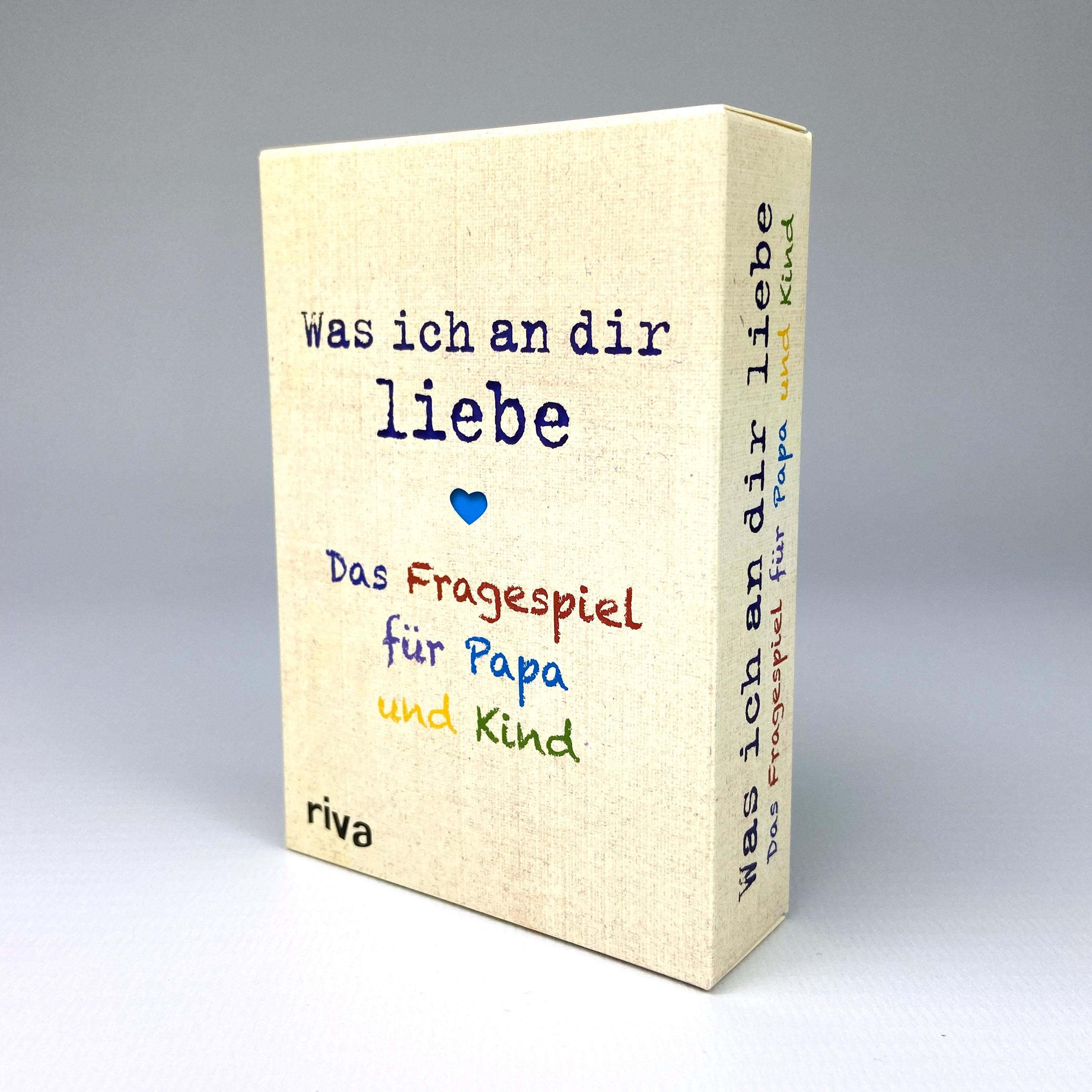 Beispielinhalt (Bild) Was ich an dir liebe - Das Fragespiel für Papa und Kind