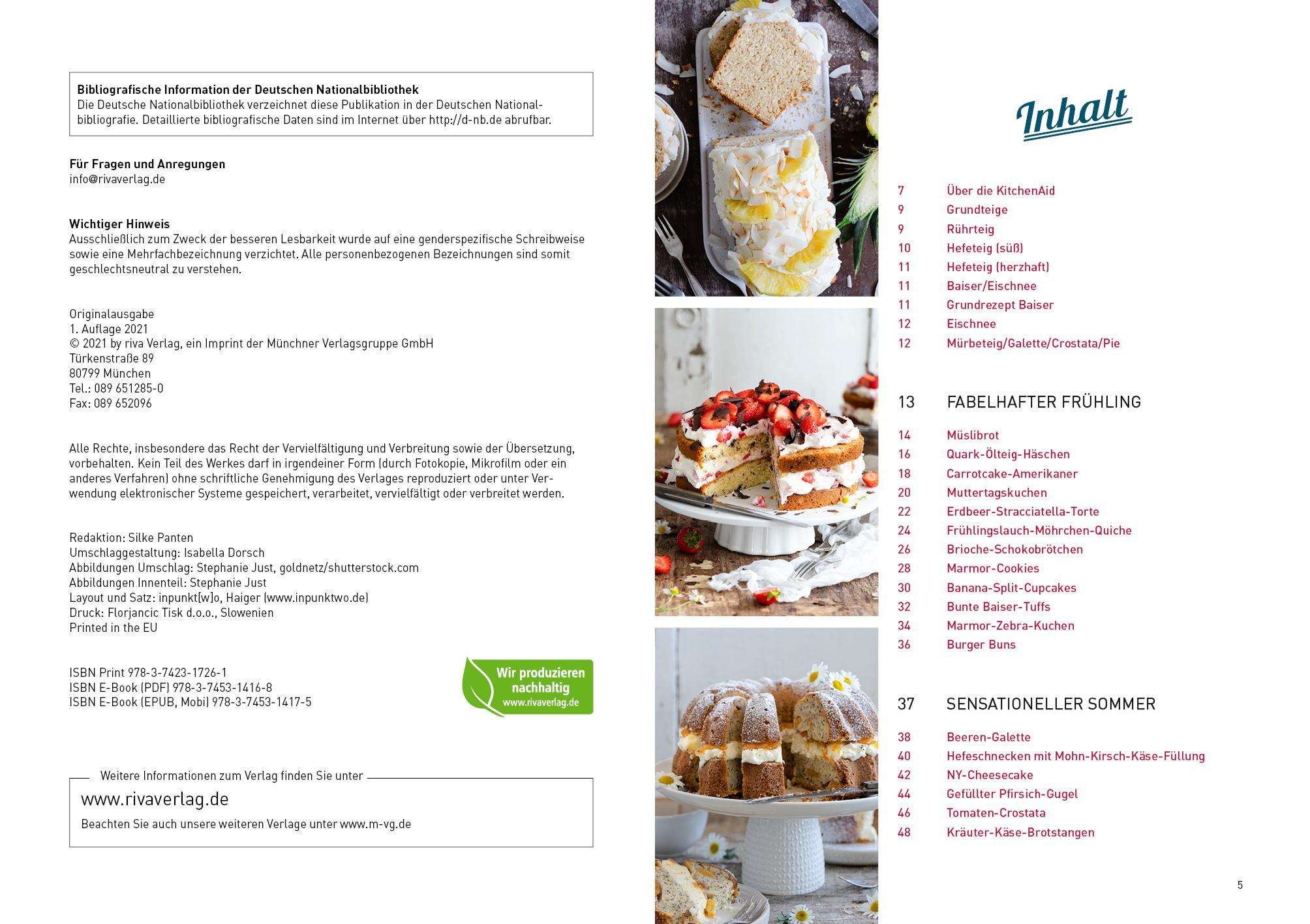 Beispielinhalt (Bild) Backen mit der KitchenAid