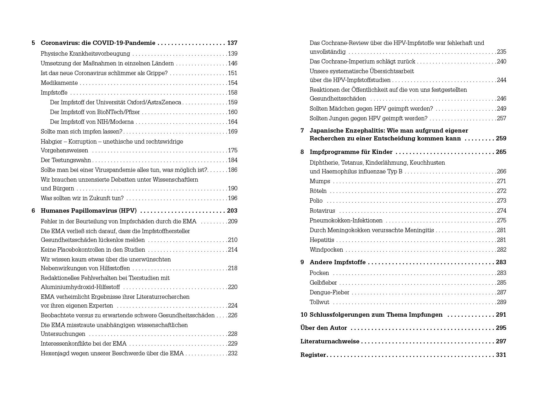 Beispielinhalt (Bild) Impfen - Für und Wider