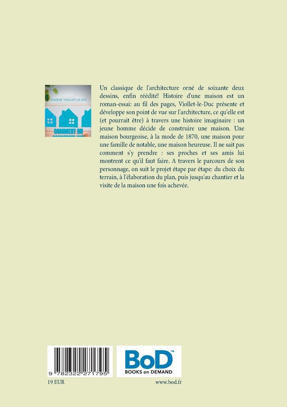 Rückseitencover Comment on construit une maison