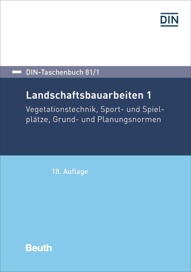 Vorderes Coverbild Landschaftsbauarbeiten 1