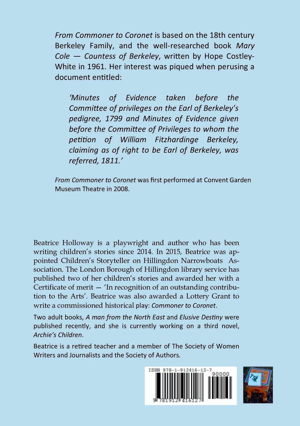 Rückseitencover From Commoner to Coronet