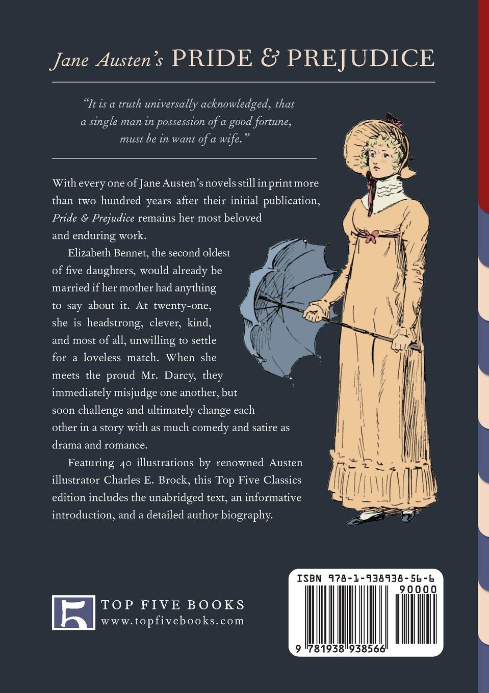 Rückseitencover Pride and Prejudice