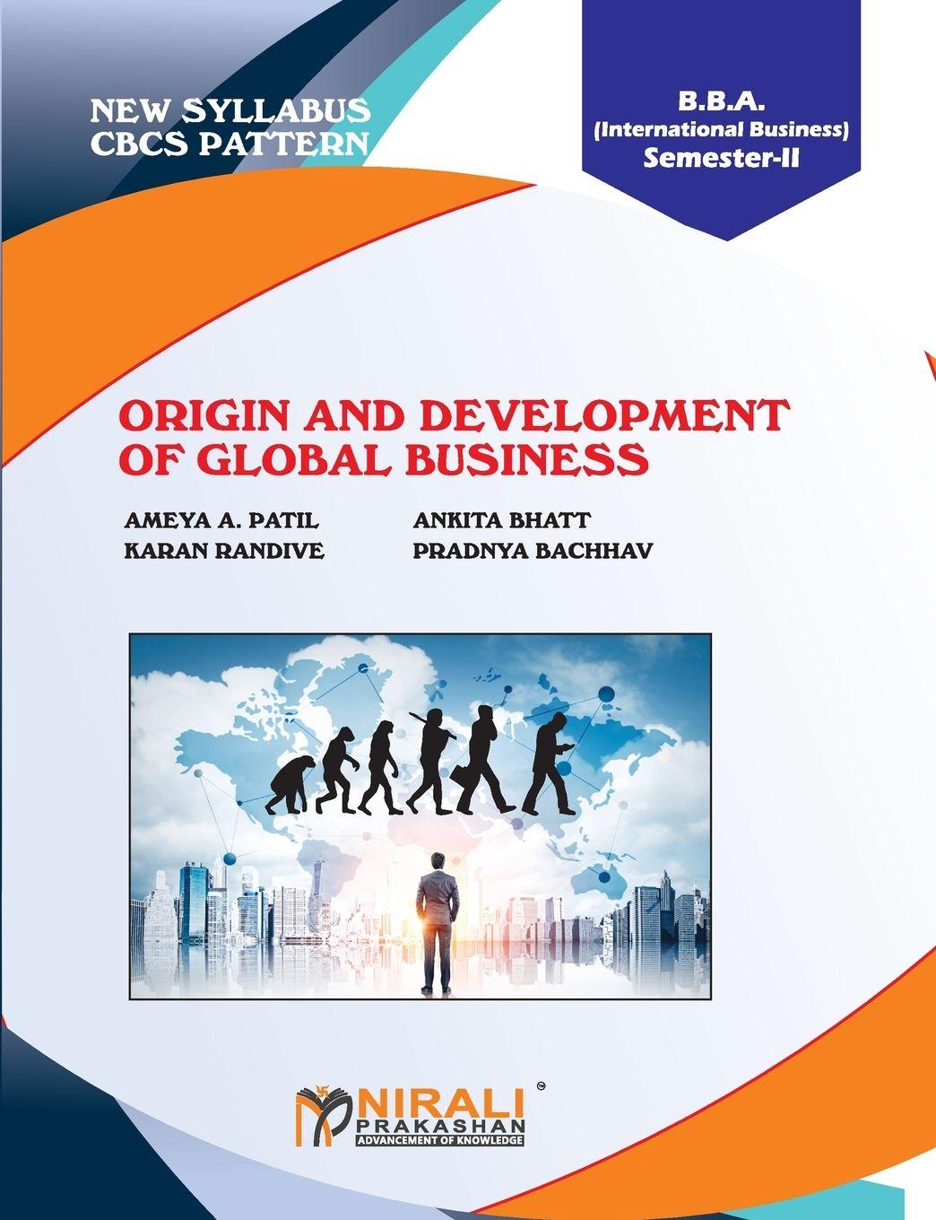 Vorderes Coverbild ORIGIN AND DEVELOPMENT OF GLOBAL BUSINESS