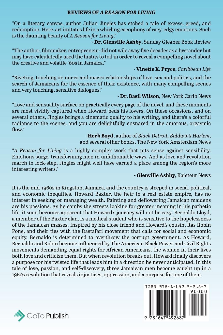 Rückseitencover A Reason for Living