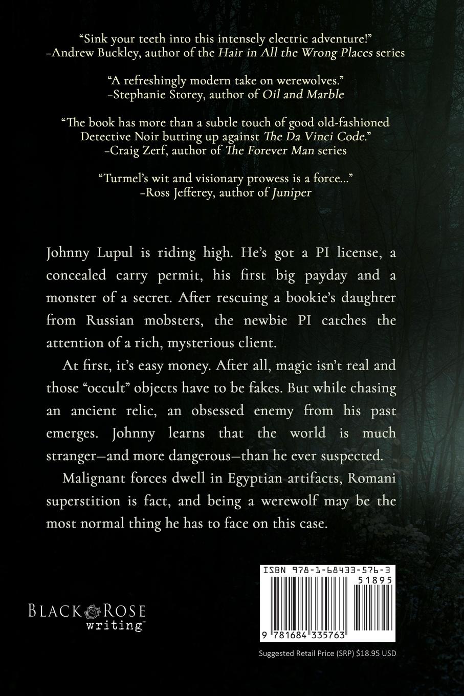 Rückseitencover Johnny Lycan & the Anubis Disk