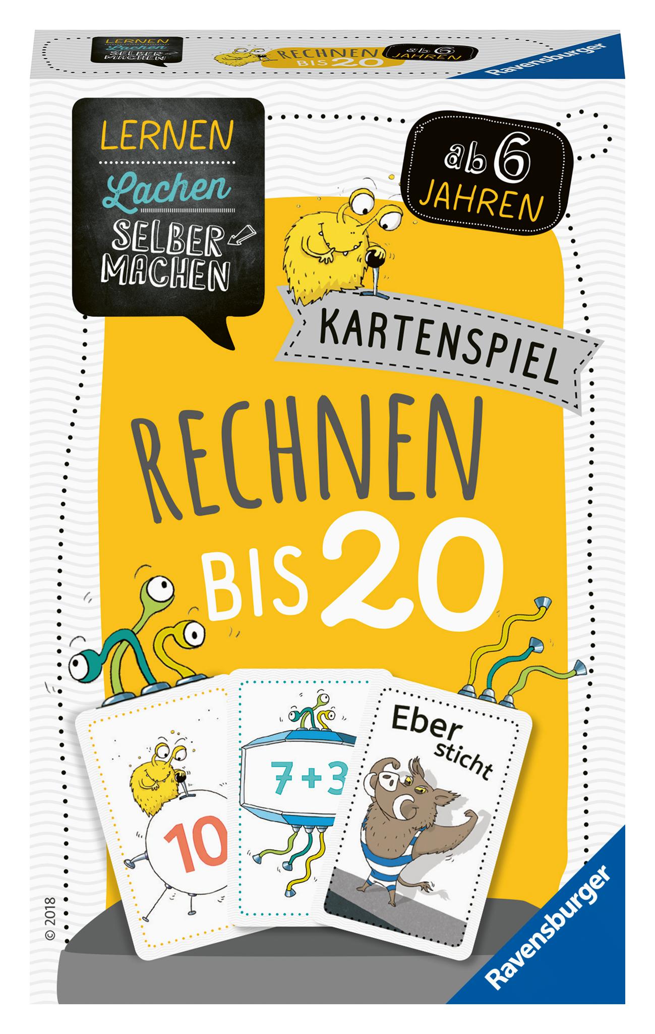 Vorderes Coverbild Lernen Lachen Selbermachen: Kartenspiel Rechnen bis 20